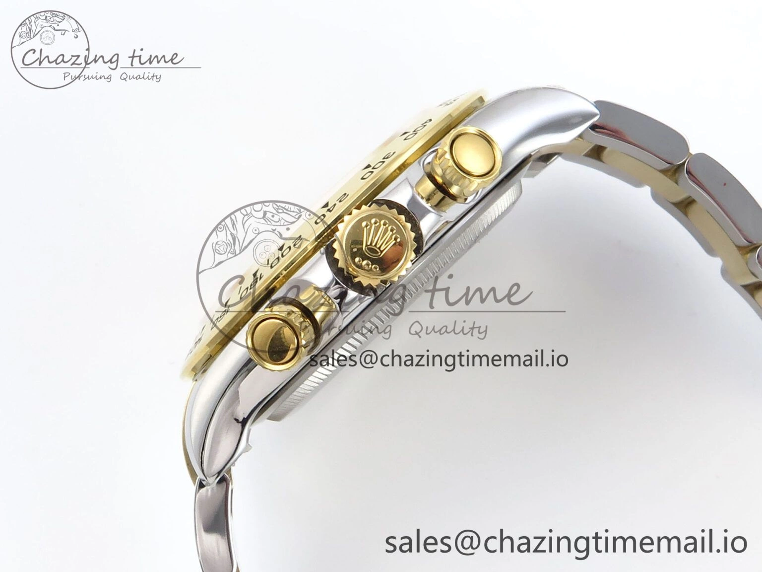 OnTrend Daytona 126503 QF 1:1 Best Edition YG Dial on SS YG Braclet SH4131 V 718
