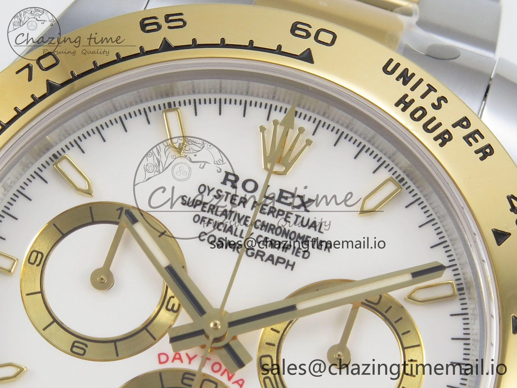 Daytona 126503 SS YG Clean 1:1 Best Edition 904L White Dial on SS YG Bracelet Super Clone DD MultiPurpose 238