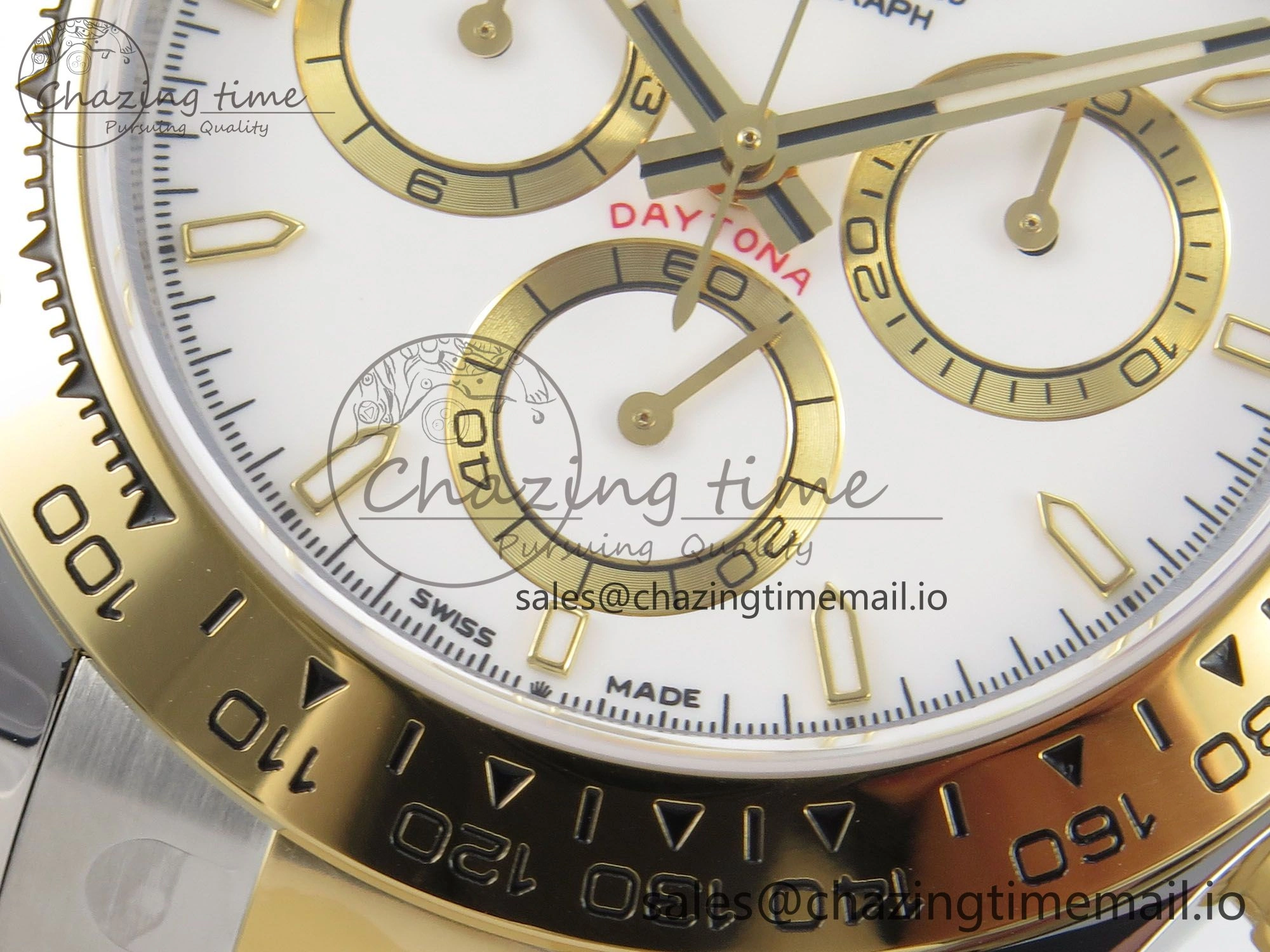 Daytona 126503 SS YG Clean 1:1 Best Edition 904L White Dial on SS YG Bracelet Super Clone DD MultiPurpose 238