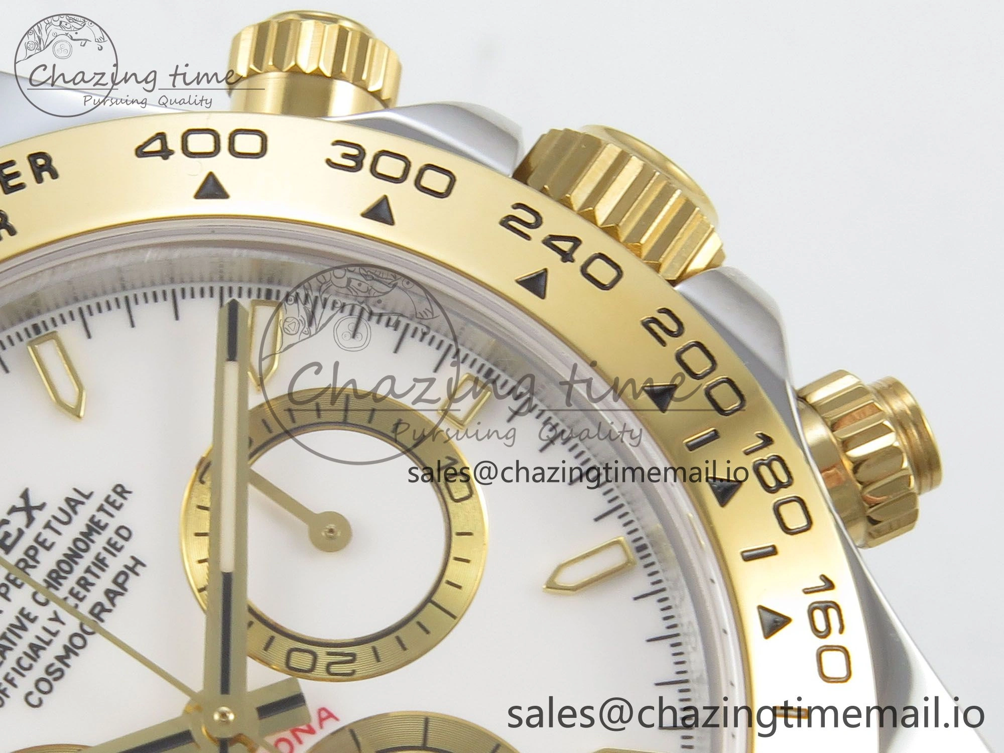 Daytona 126503 SS YG Clean 1:1 Best Edition 904L White Dial on SS YG Bracelet Super Clone DD MultiPurpose 238