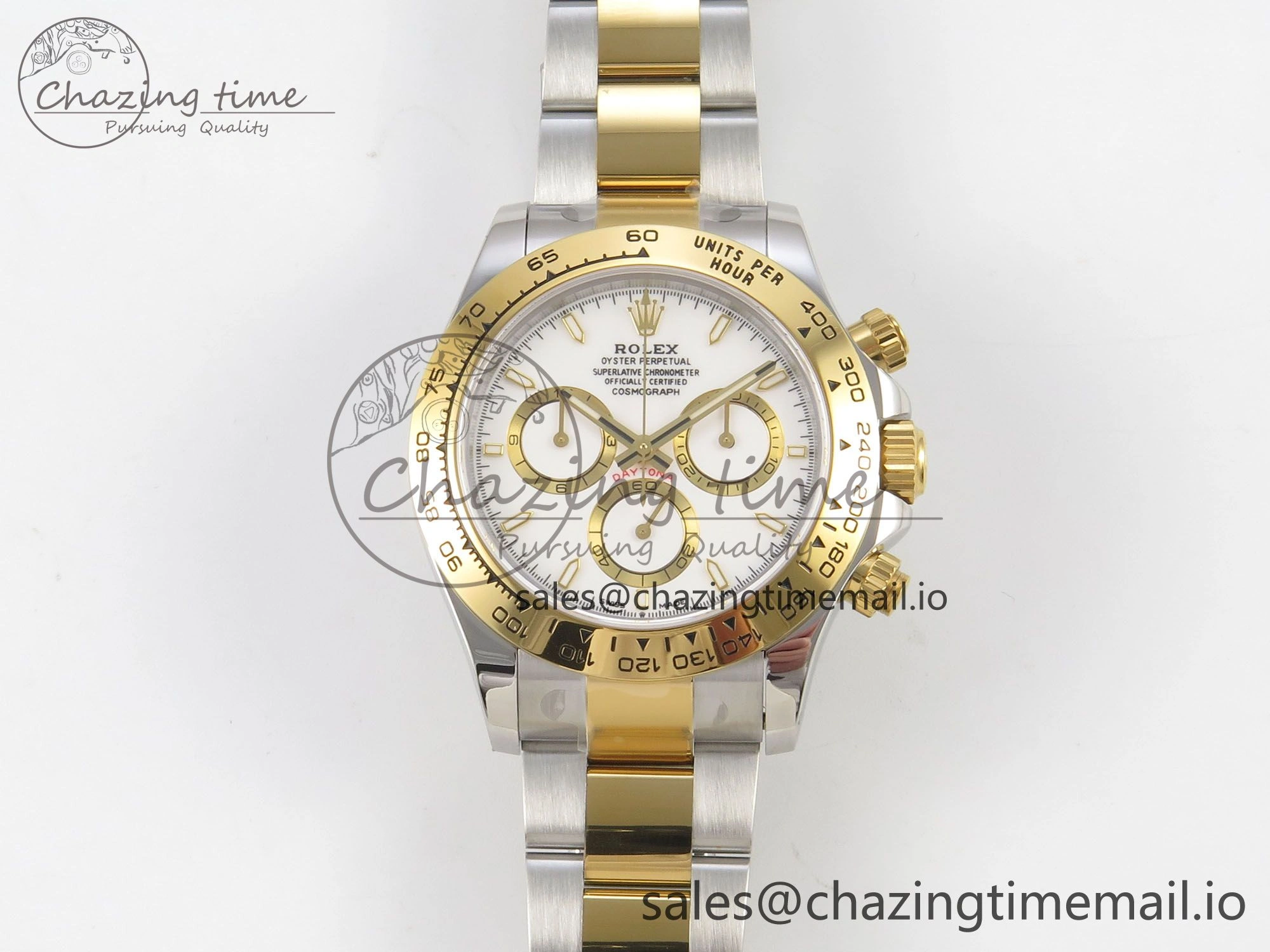 Daytona 126503 SS YG Clean 1:1 Best Edition 904L White Dial on SS YG Bracelet Super Clone DD MultiPurpose 238