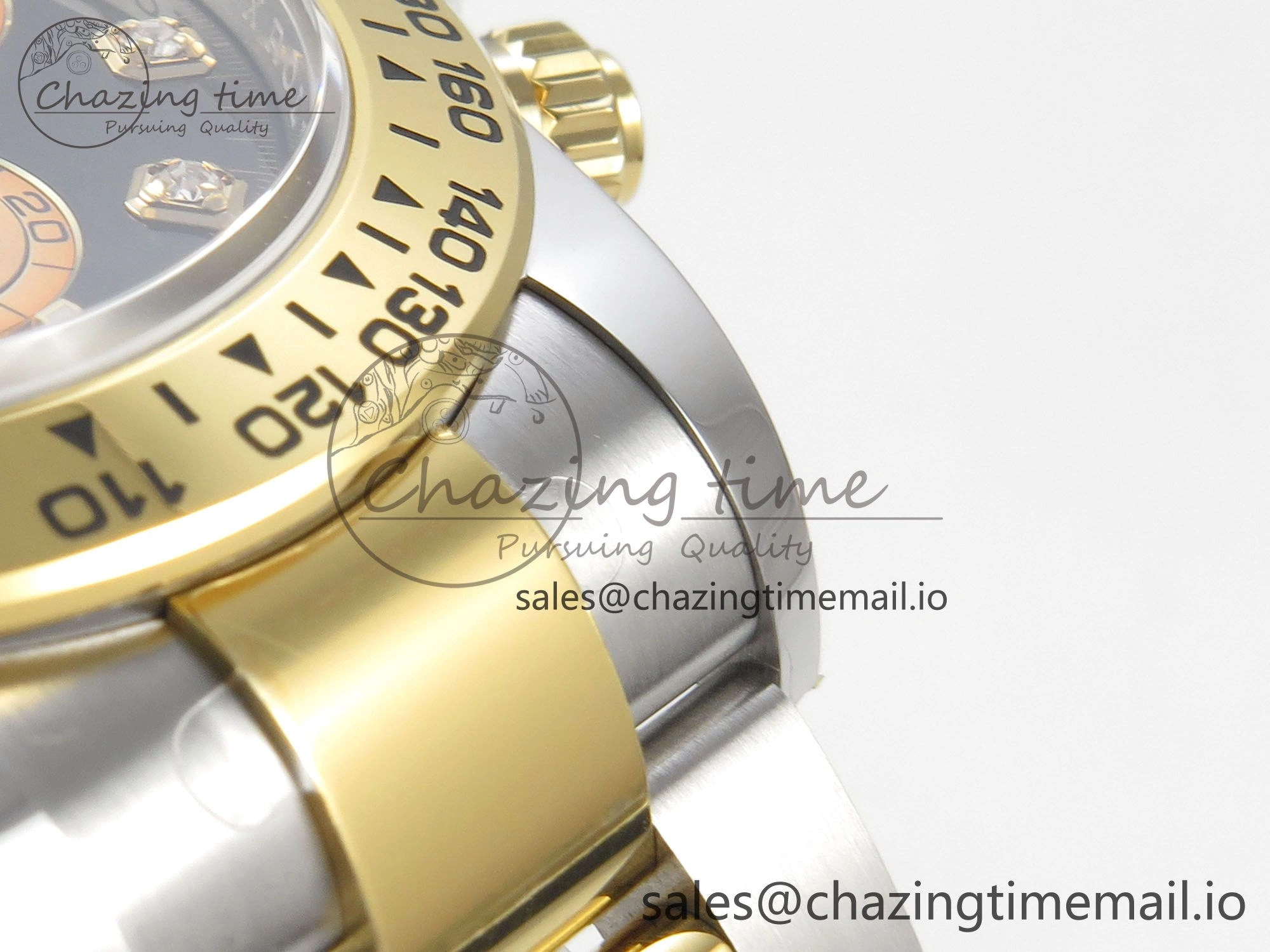 Daytona 126503 THBF 1:1 Best Edition Black YG Diamonds Dial on SS YG Bracelet SH EasyCare 137