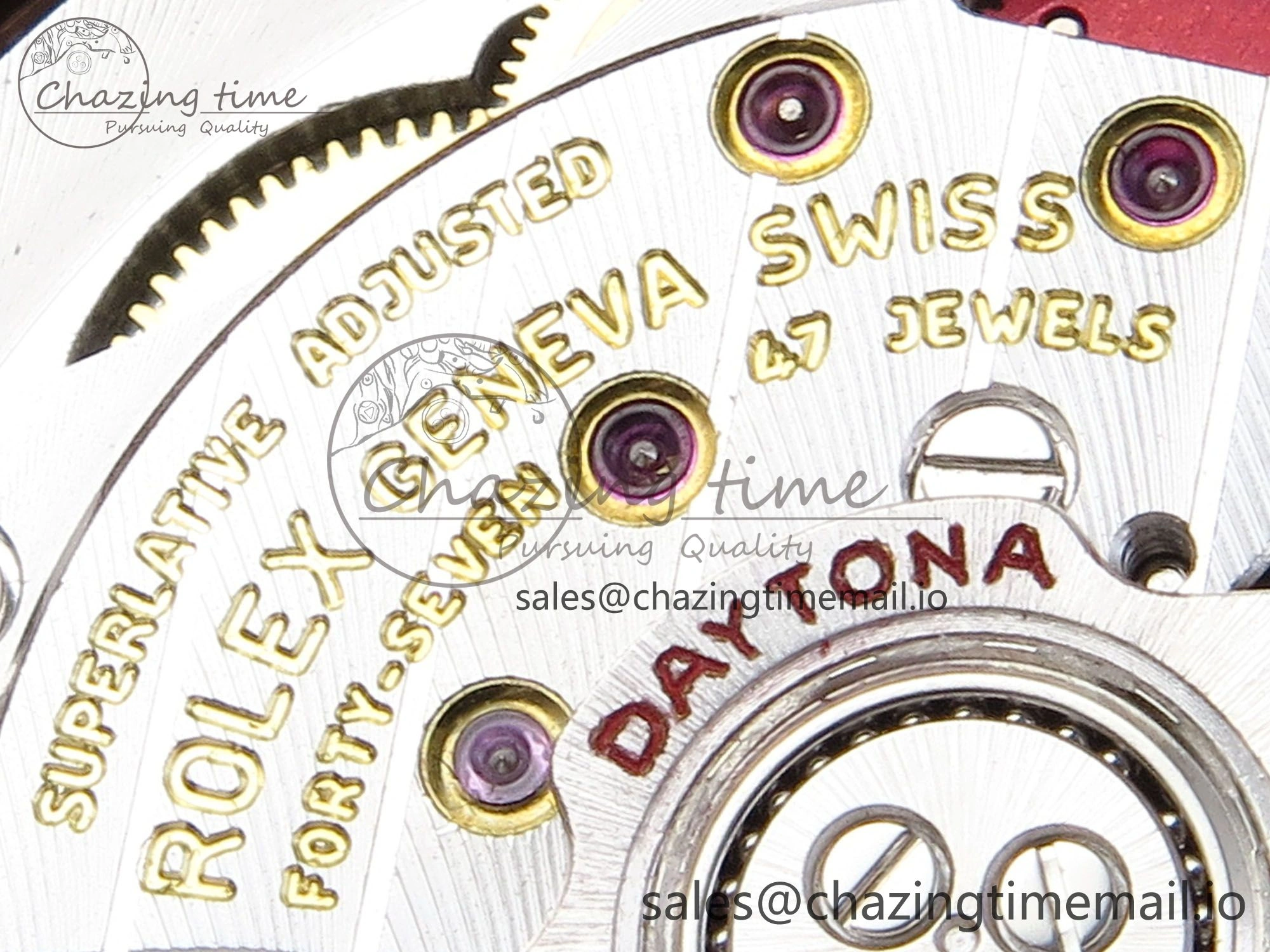 Stretchable Daytona 126505 APSF 1:1 Best Edition Black RG Dial on RG Braclet SH 729