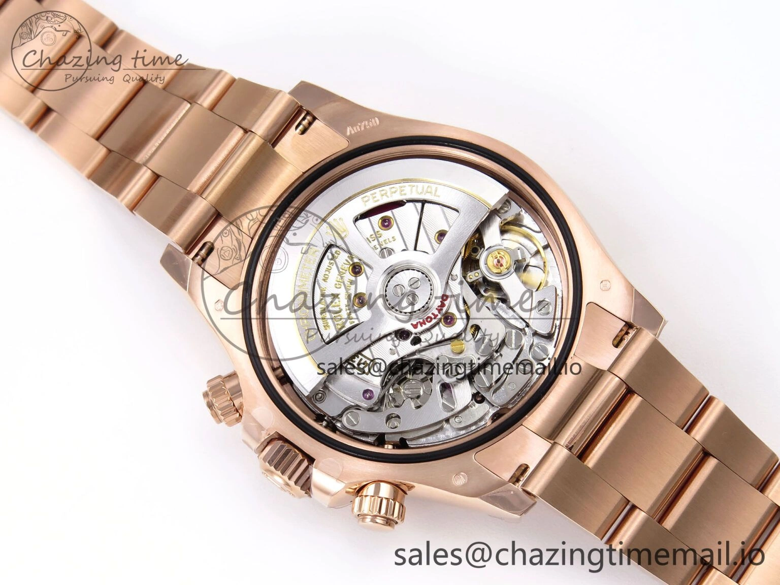 OdorResistant Daytona 126505 APSF 1:1 Best Edition RG Black Dial on RG Bracelet SH 1028