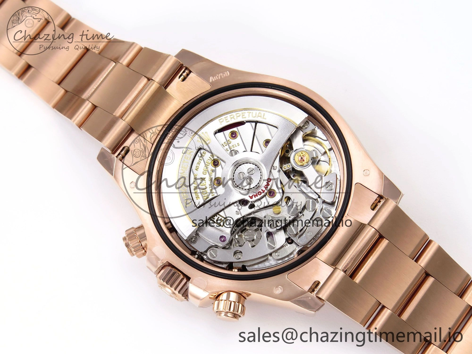OdorResistant Daytona 126505 APSF 1:1 Best Edition RG Black Dial on RG Bracelet SH 1028