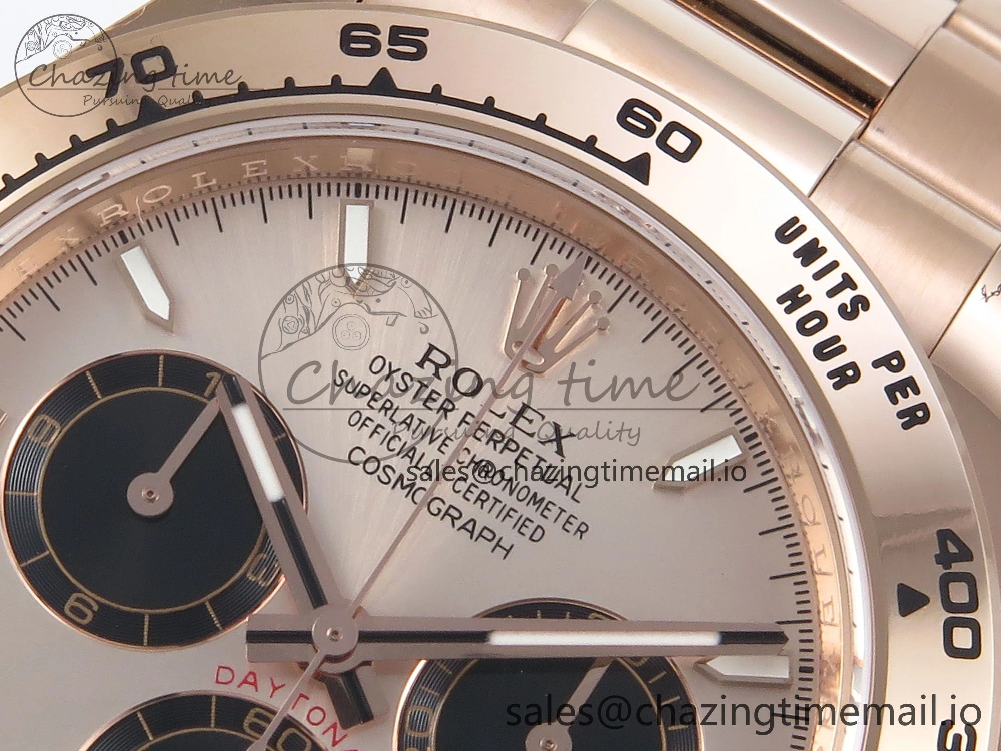 UrbanStyle Daytona 126505 APSF 1:1 Best Edition RG Black Dial on RG Braclet SH 730