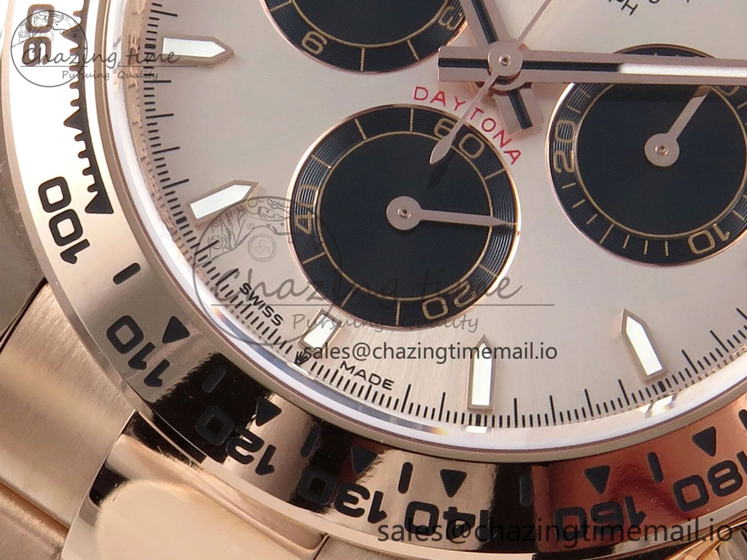 UrbanStyle Daytona 126505 APSF 1:1 Best Edition RG Black Dial on RG Braclet SH 730