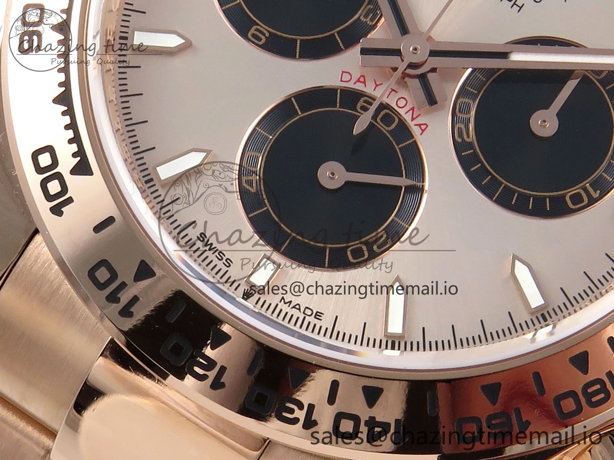 UrbanStyle Daytona 126505 APSF 1:1 Best Edition RG Black Dial on RG Braclet SH 730