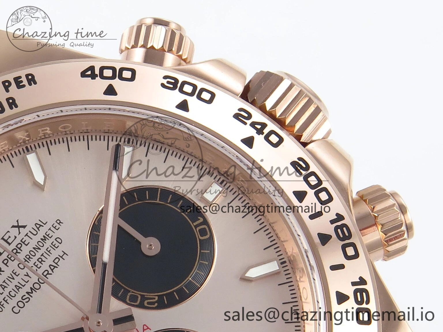 UrbanStyle Daytona 126505 APSF 1:1 Best Edition RG Black Dial on RG Braclet SH 730
