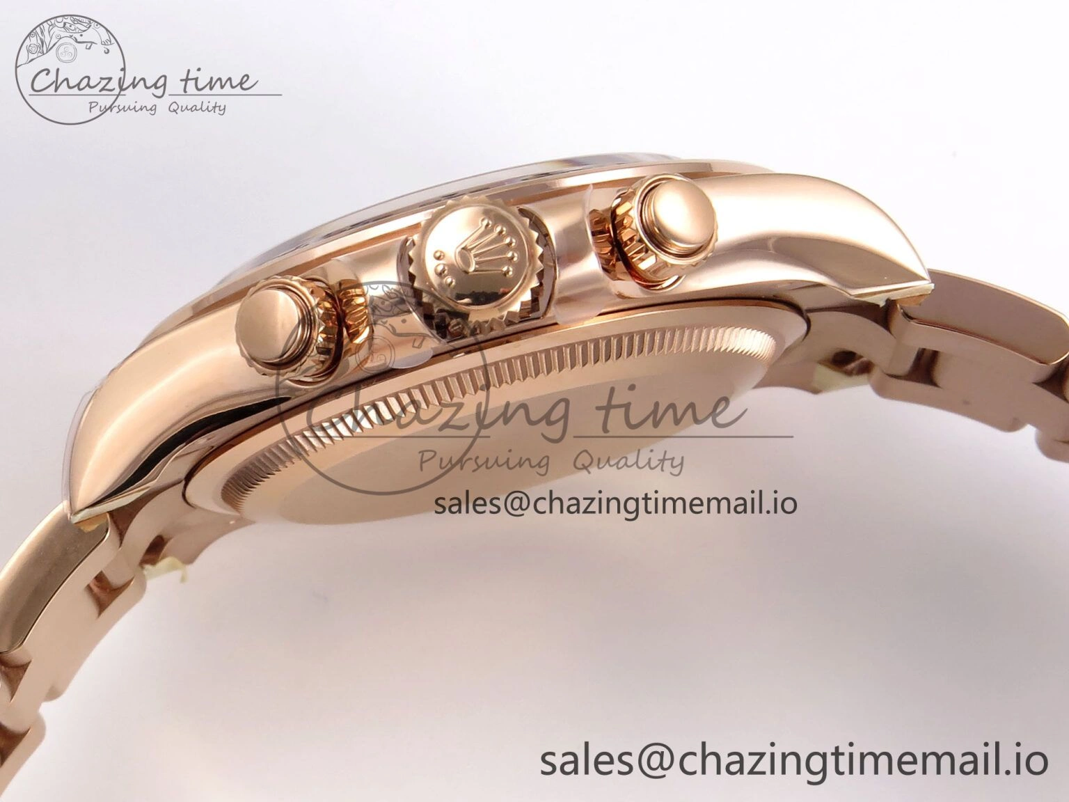 Comfortable Daytona 126505 APSF 1:1 Best Edition RG Black Diamonds Dial on RG Bracelet SH 1025