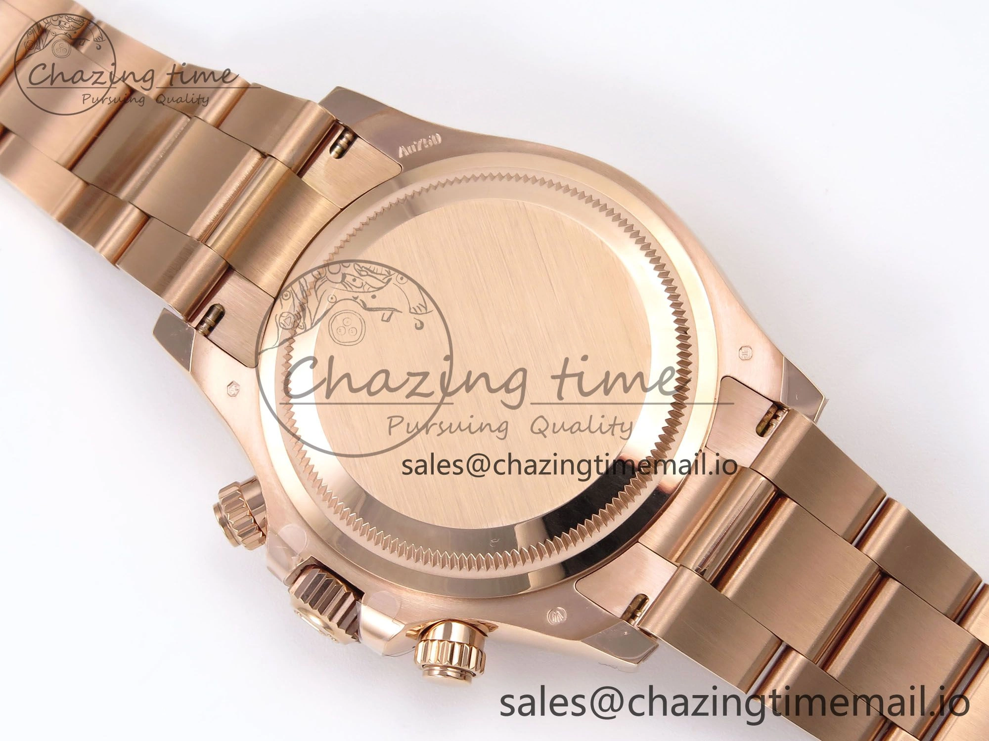 Comfortable Daytona 126505 APSF 1:1 Best Edition RG Black Diamonds Dial on RG Bracelet SH 1025
