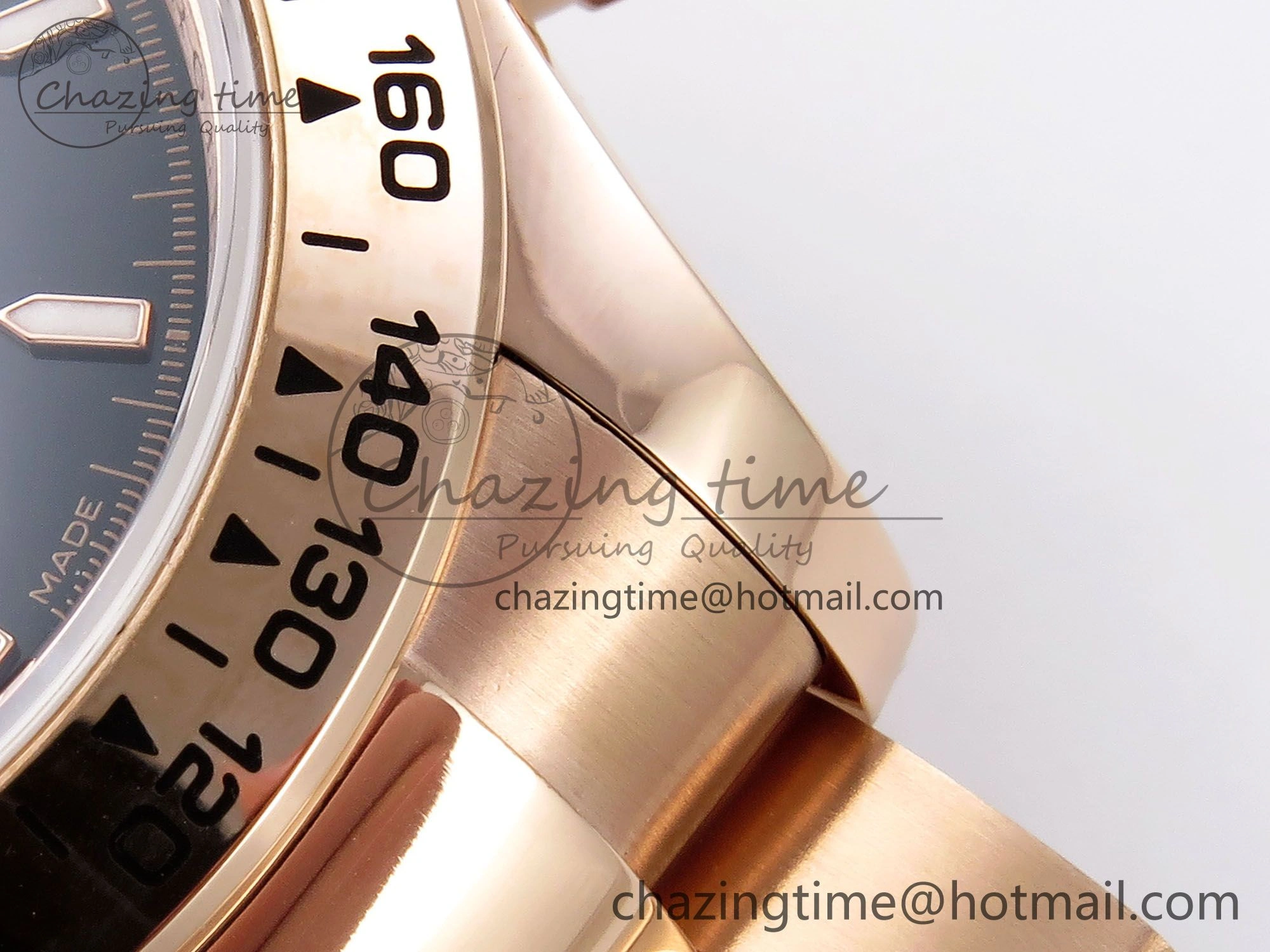 Functional Daytona 126505 QF 1:1 Best Edition Black RG Dial on RG Braclet SH4131 V 1301