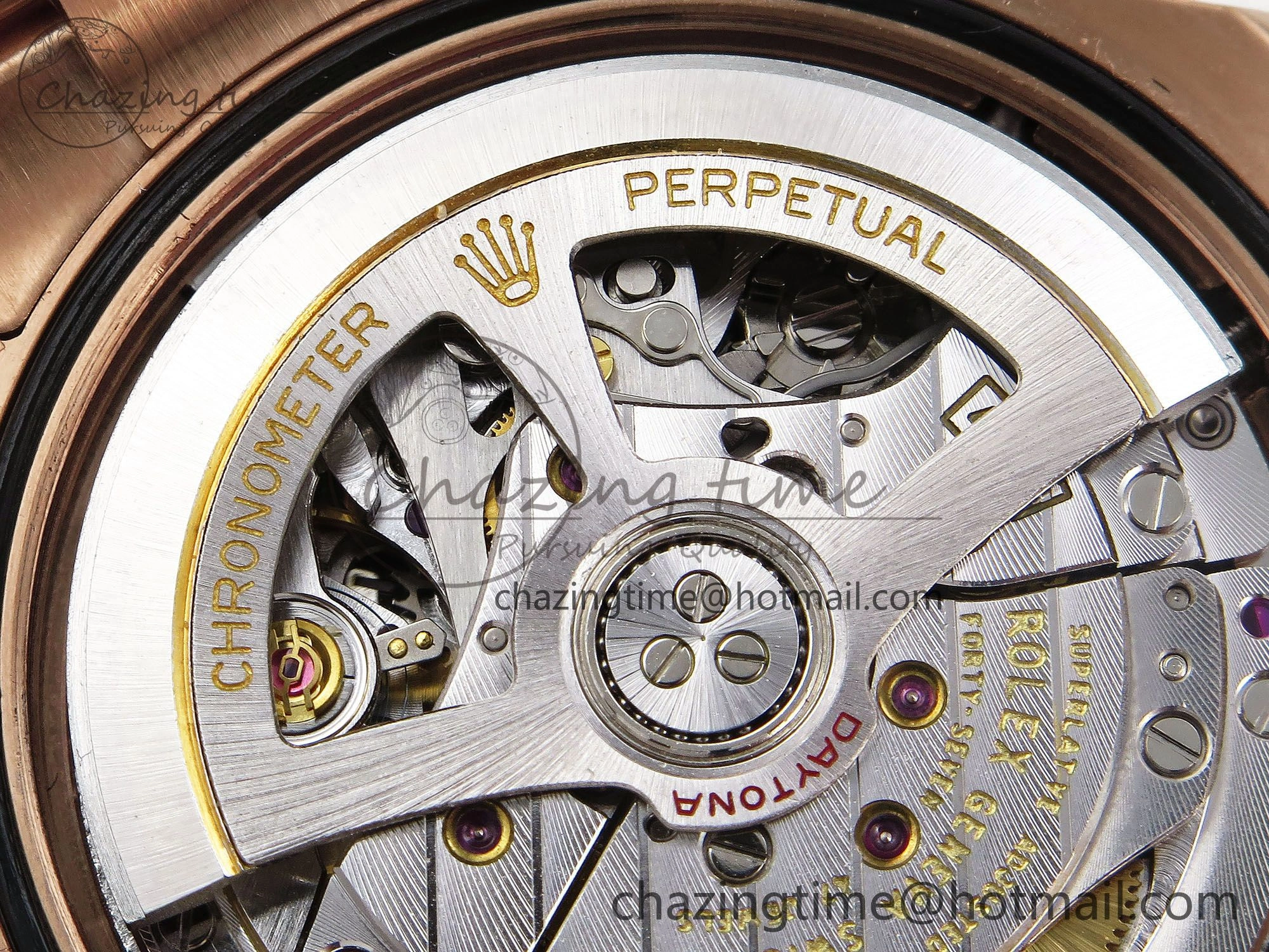 Functional Daytona 126505 QF 1:1 Best Edition Black RG Dial on RG Braclet SH4131 V 1301