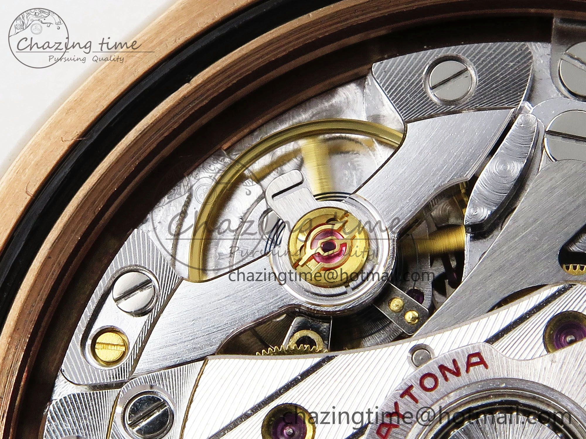 Functional Daytona 126505 QF 1:1 Best Edition Black RG Dial on RG Braclet SH4131 V 1301