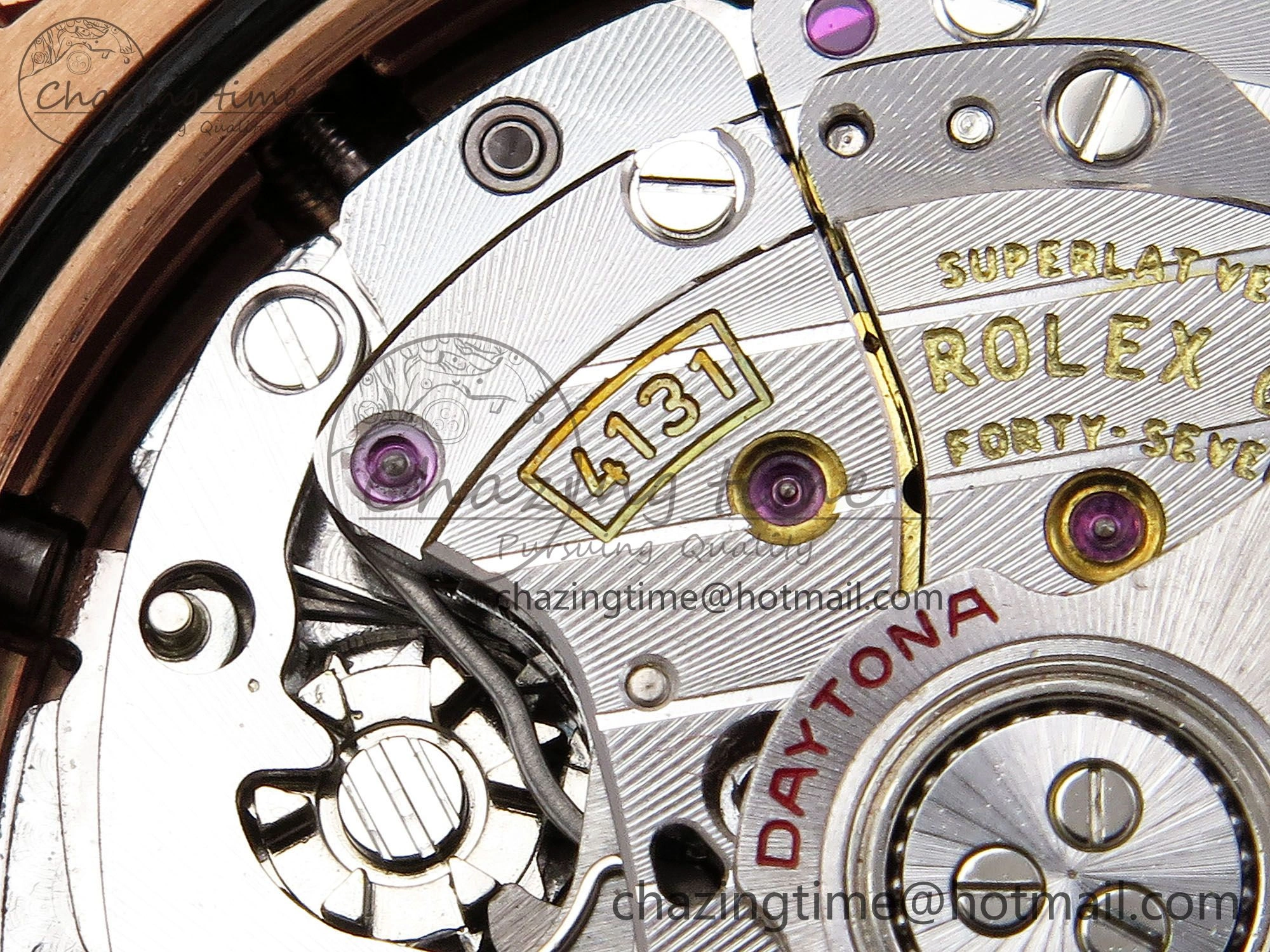 Functional Daytona 126505 QF 1:1 Best Edition Black RG Dial on RG Braclet SH4131 V 1301