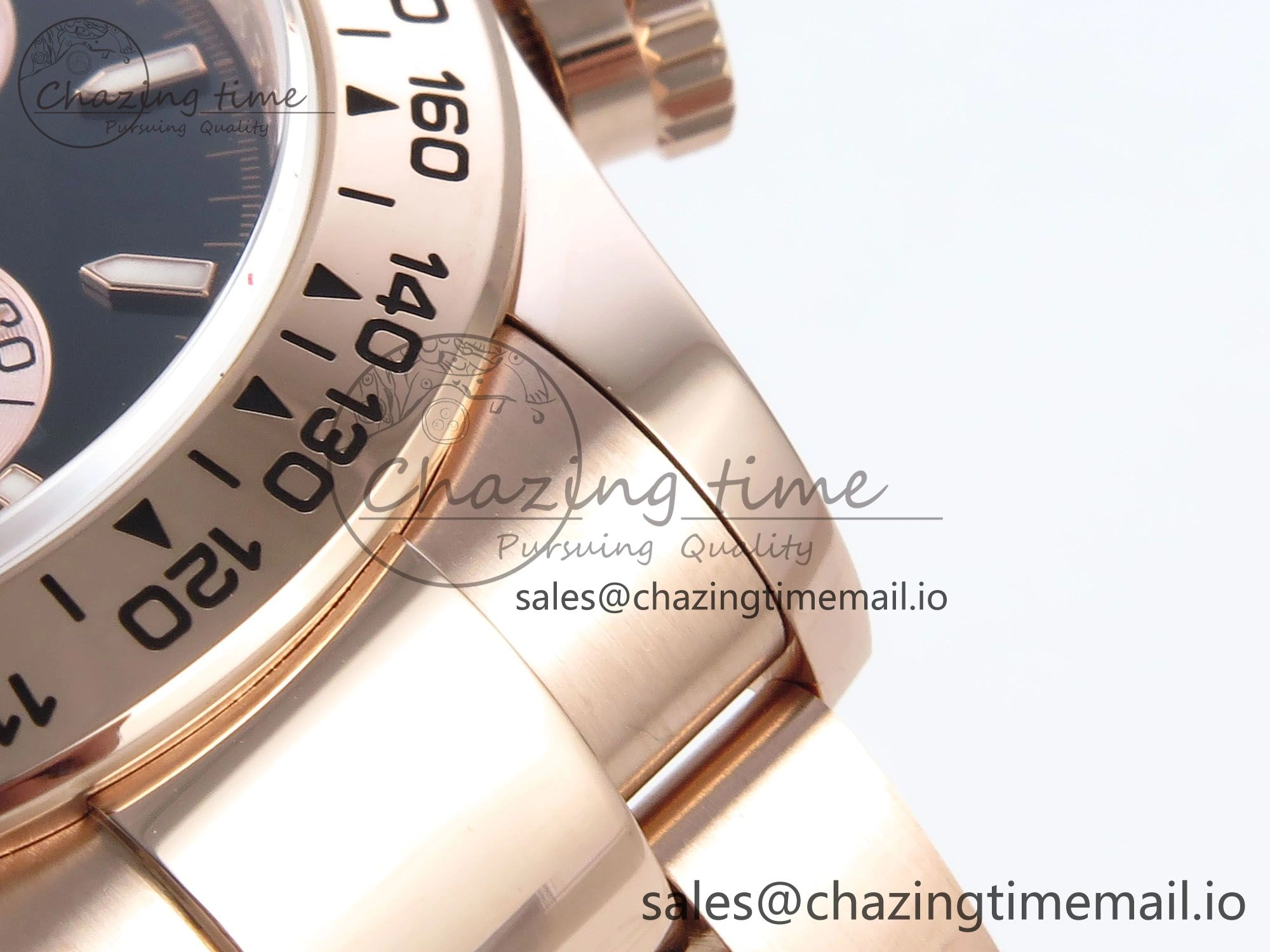 SmartChoice Daytona 126505 QF 1:1 Best Edition Black RG Dial on RG Braclet SH4131 V 716