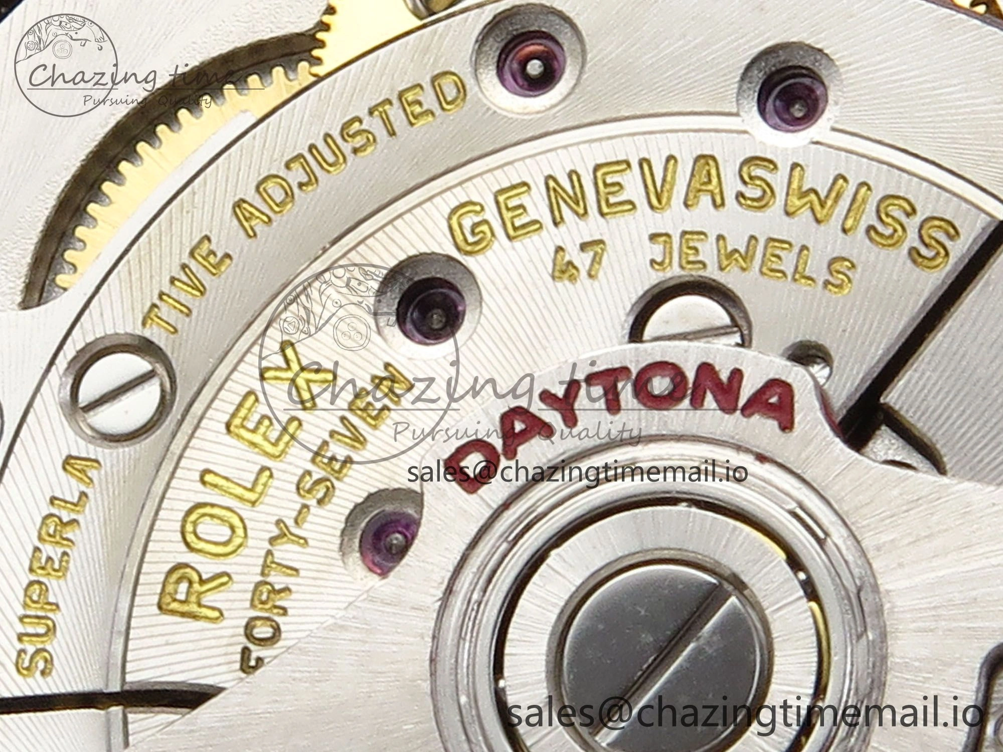 SmartChoice Daytona 126505 QF 1:1 Best Edition Black RG Dial on RG Braclet SH4131 V 716