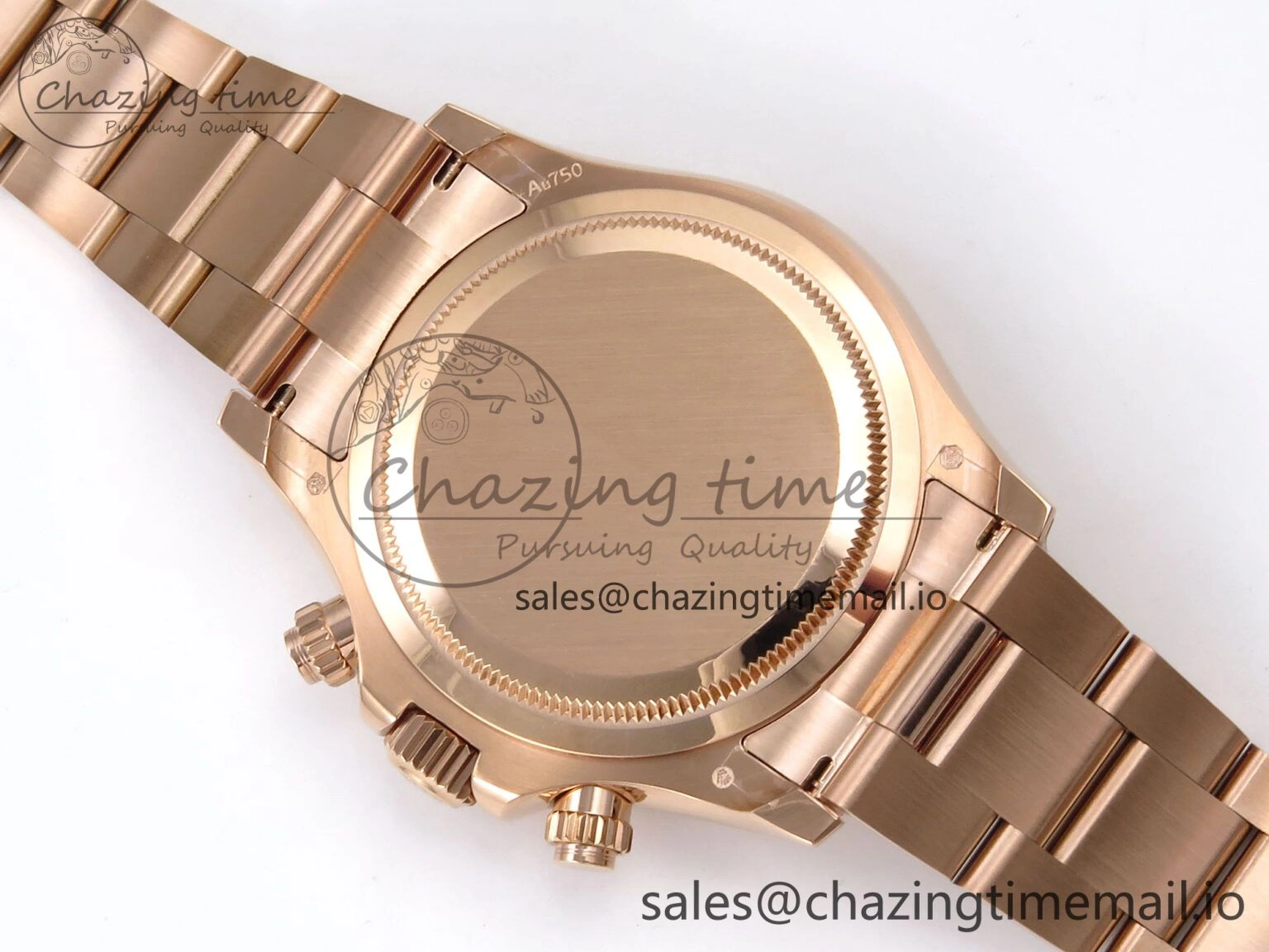 Daytona 126505 QF 1:1 Best Edition Black RG Diamonds Dial on RG Bracelet SH4131 V6 (Gain Weight） Casual 1081