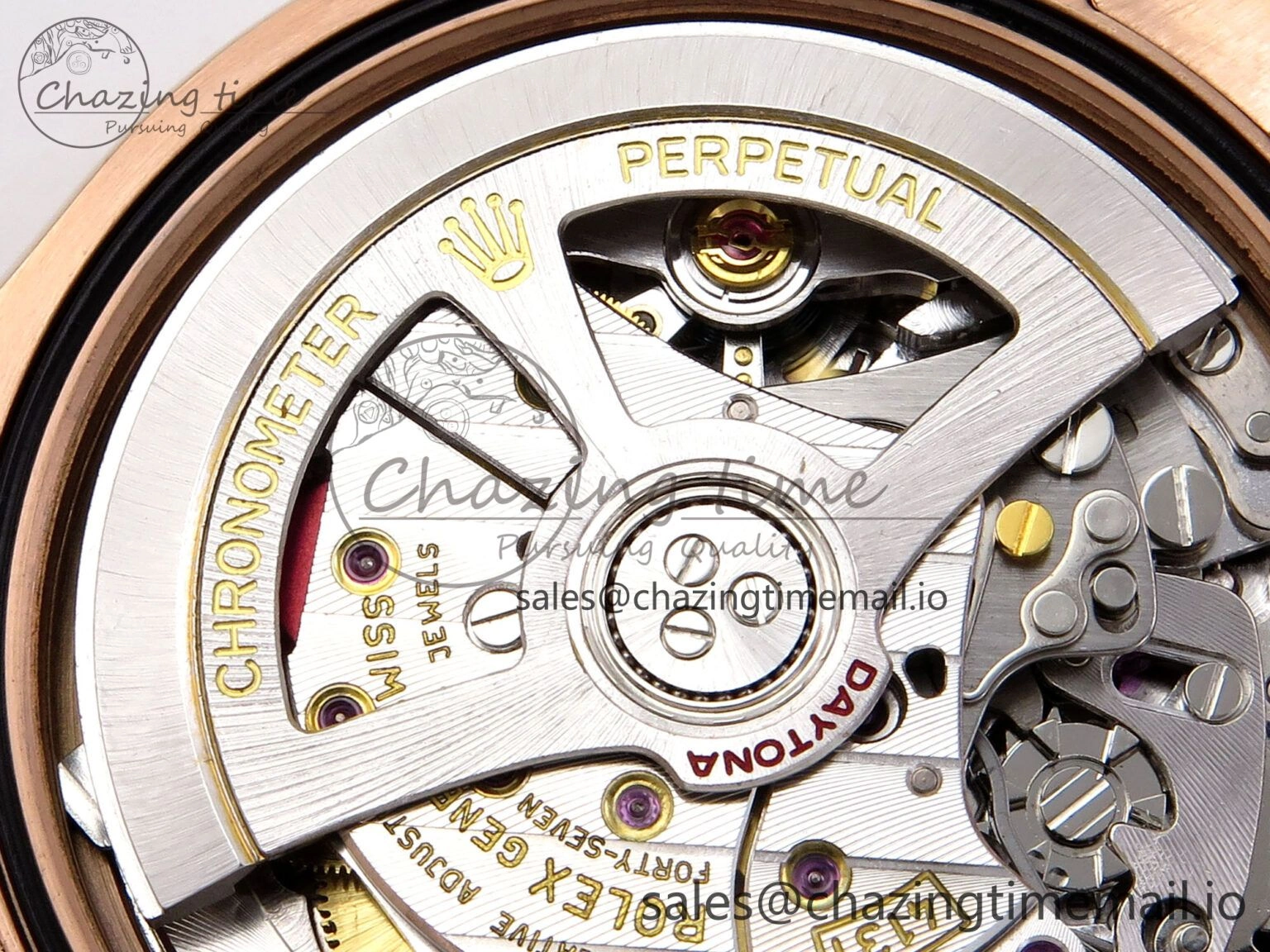 Daytona 126505 QF 1:1 Best Edition Black RG Diamonds Dial on RG Bracelet SH4131 V6 (Gain Weight） Casual 1081
