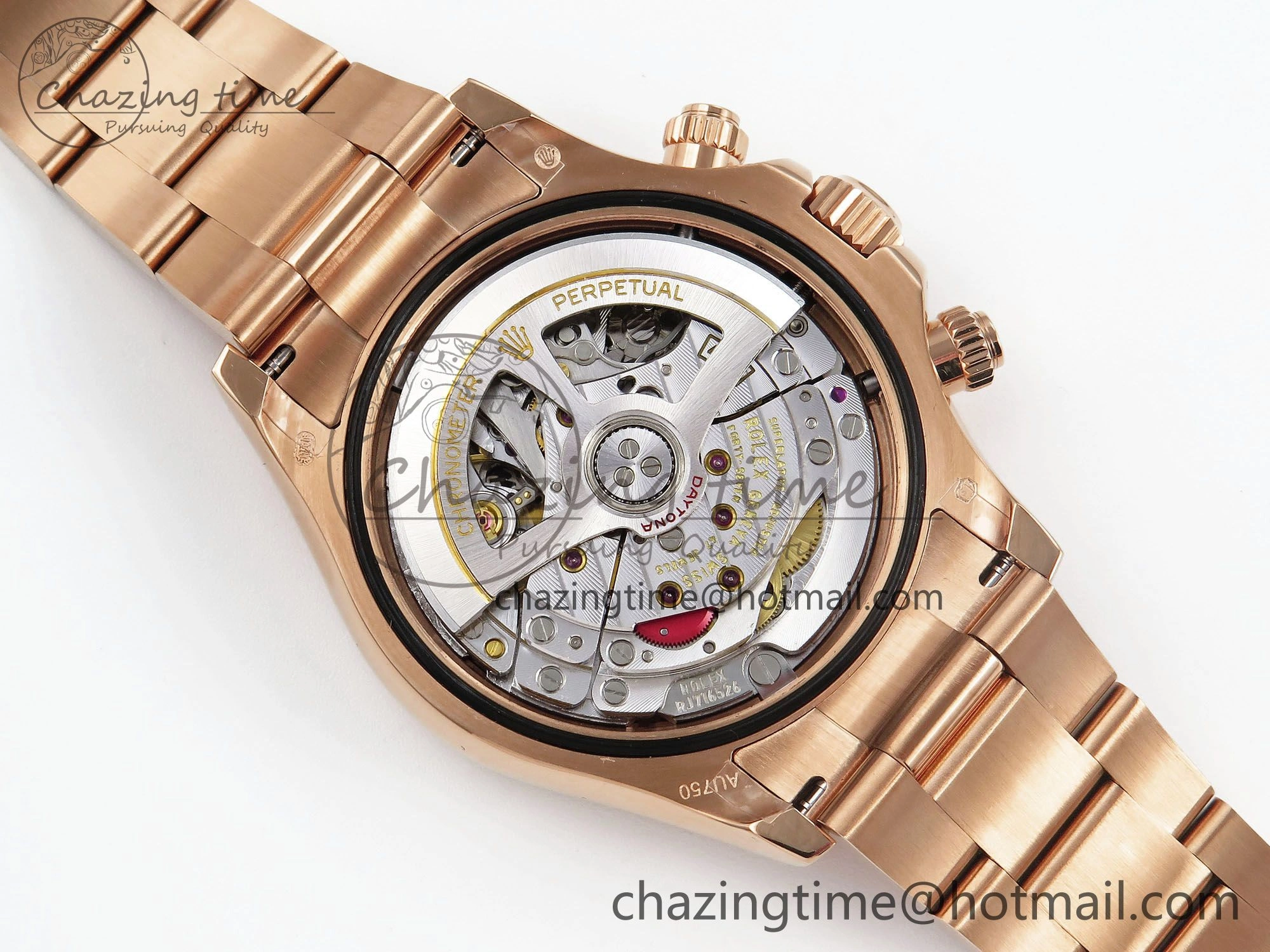 FreshLook Daytona 126505 QF 1:1 Best Edition Black RG Diamonds Dial on RG Braclet SH4131 V 1302