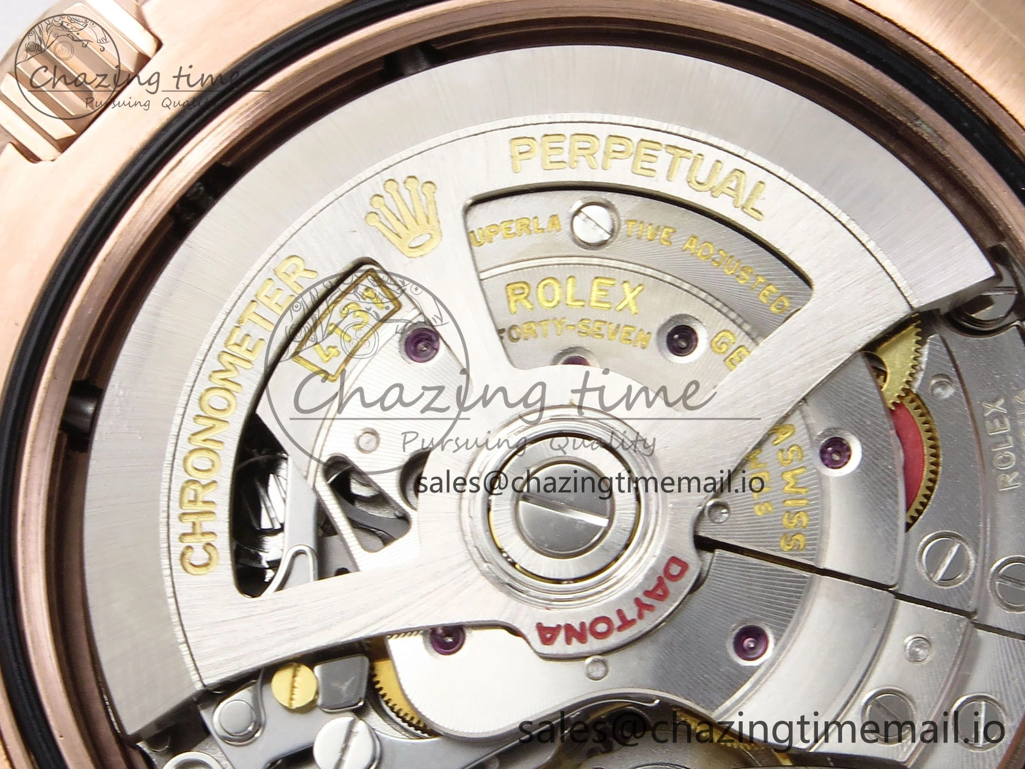 Daytona 126505 QF 1:1 Best Edition Black RG Diamonds Dial on RG Braclet SH4131 V ZeroBulk 715