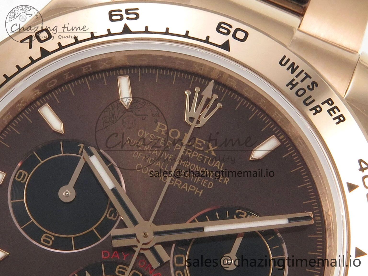 Daytona 126505 QF 1:1 Best Edition Brown Dial Stick Markers On RG Bracelet SH4131 V6（Gain Weight） NewStyle 93