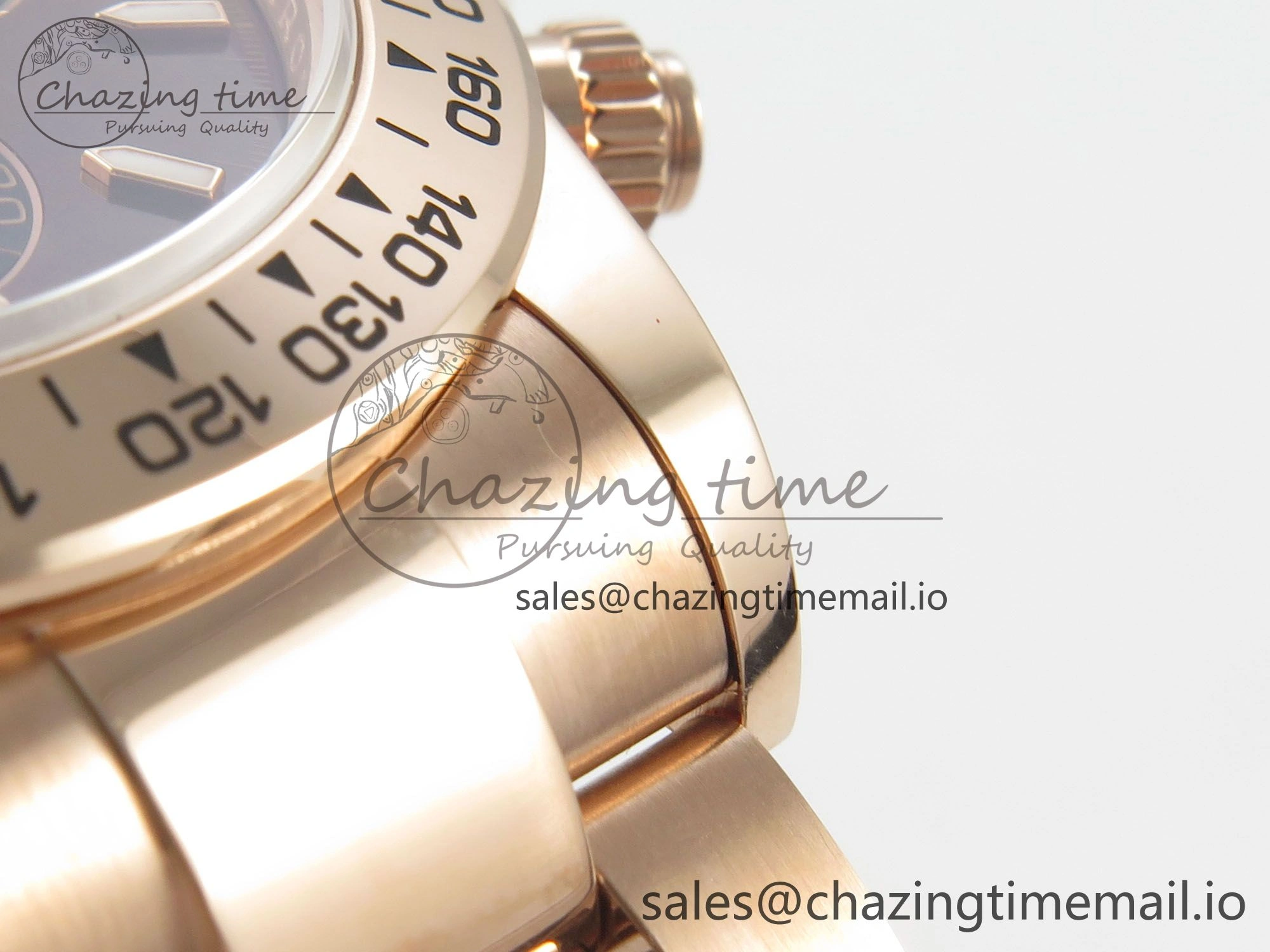 Daytona 126505 QF 1:1 Best Edition Brown Dial Stick Markers On RG Bracelet SH4131 V6（Gain Weight） NewStyle 93