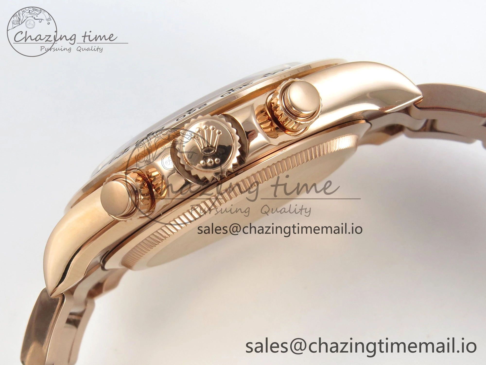 Daytona 126505 QF 1:1 Best Edition Brown Dial Stick Markers On RG Bracelet SH4131 V6（Gain Weight） NewStyle 93