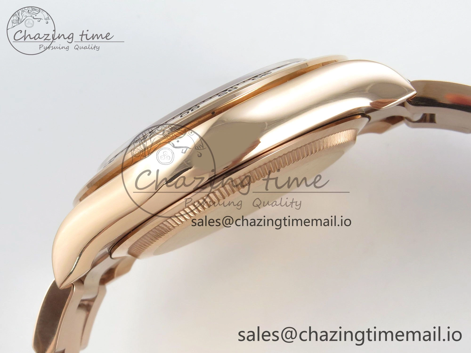 Daytona 126505 QF 1:1 Best Edition Brown Dial Stick Markers On RG Bracelet SH4131 V6（Gain Weight） NewStyle 93