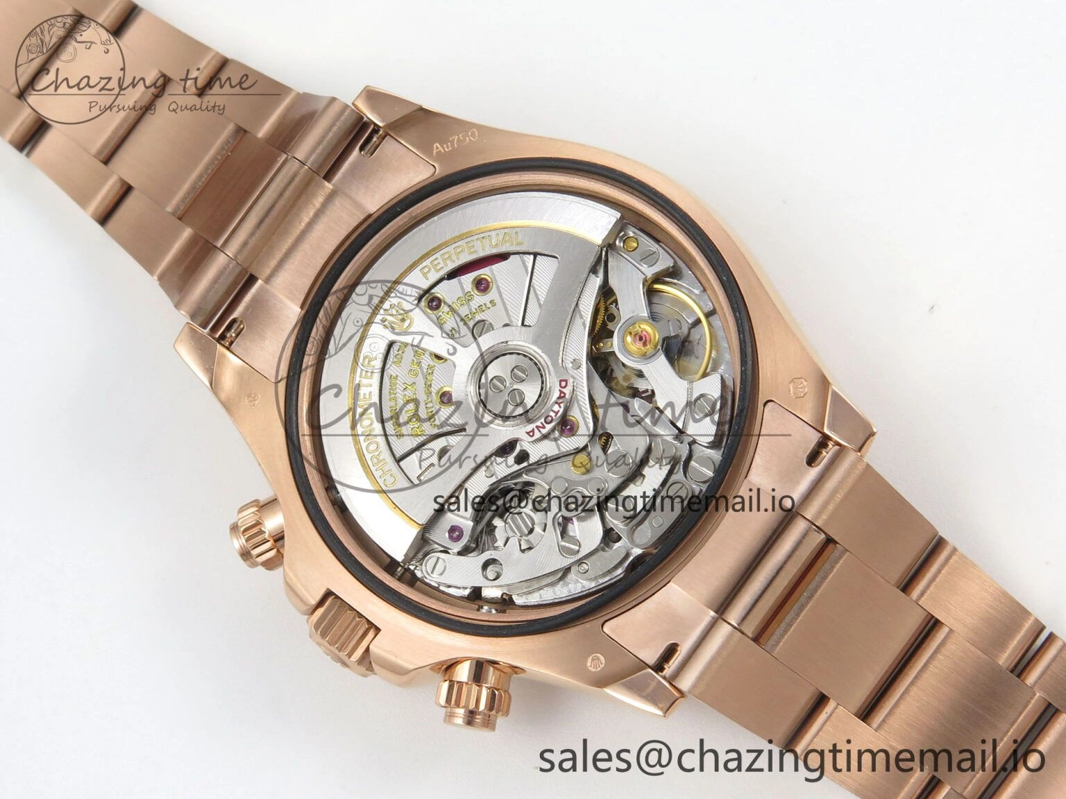 Daytona 126505 QF 1:1 Best Edition Brown Dial Stick Markers On RG Bracelet SH4131 V6（Gain Weight） NewStyle 93