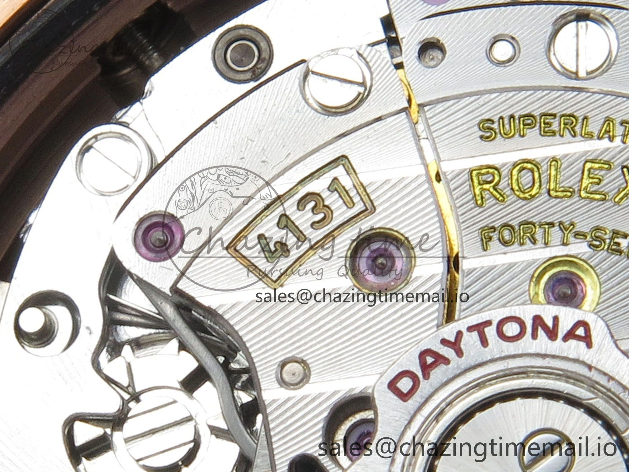 Daytona 126505 QF 1:1 Best Edition Brown Dial Stick Markers On RG Bracelet SH4131 V6（Gain Weight） NewStyle 93