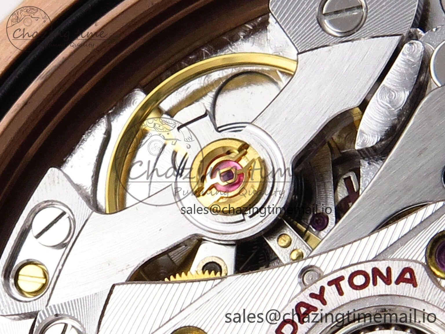 Daytona 126505 QF 1:1 Best Edition RG Black Dial on RG Bracelet SH4131 V6 (Gain Weight） SunProtective 1080