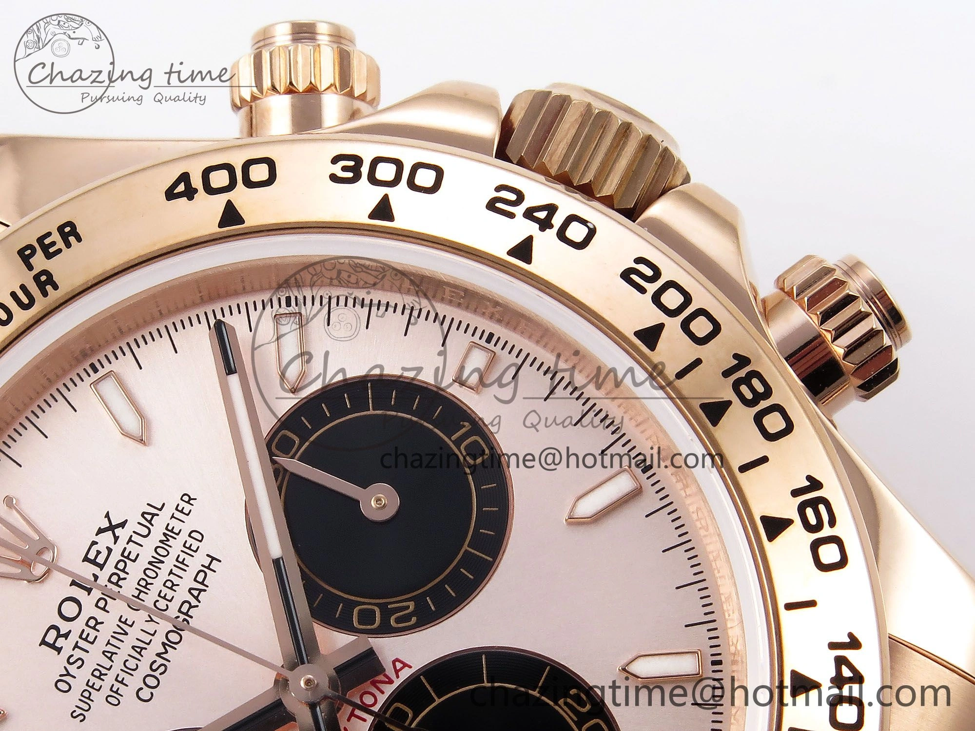 Daytona 126505 QF 1:1 Best Edition RG Black Dial on RG Braclet SH4131 V Durable 1299
