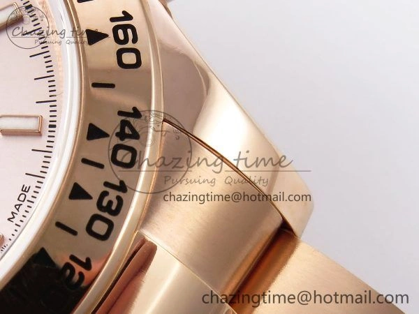 Daytona 126505 QF 1:1 Best Edition RG Black Dial on RG Braclet SH4131 V Durable 1299