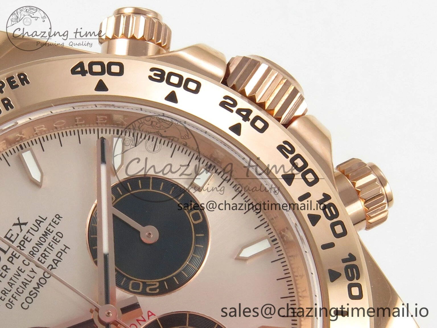 UrbanStyle Daytona 126505 RG APSF 1:1 Best Edition RG Black Dial Stick Markers On 904L RG Bracelet SH 118