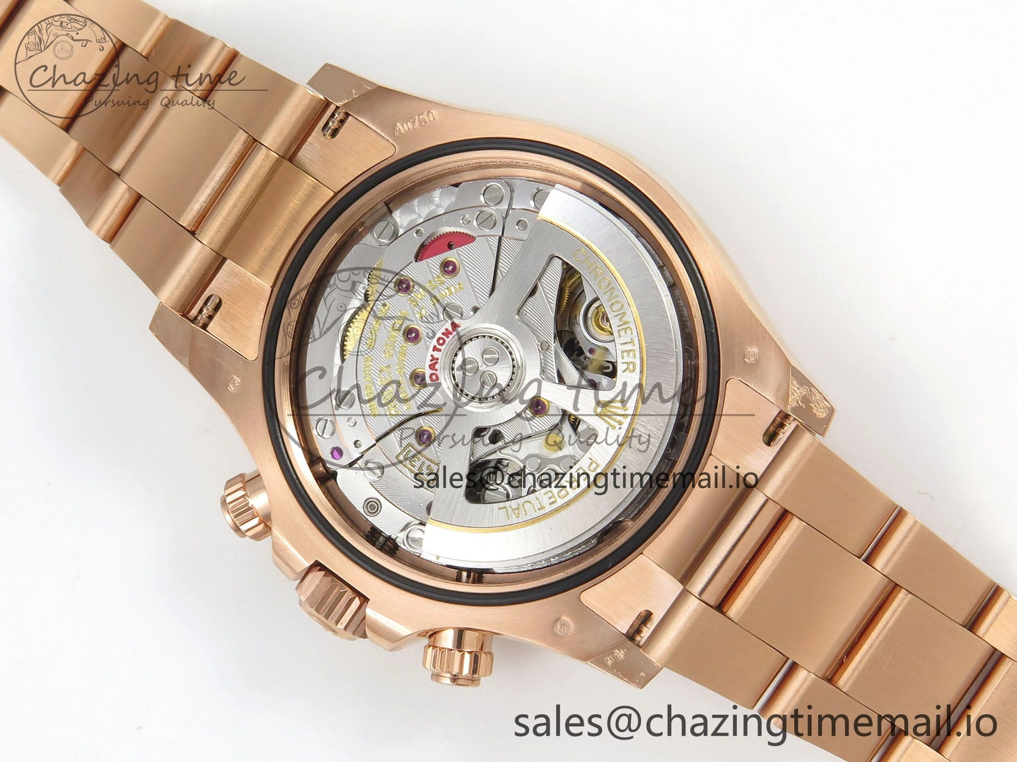 UrbanStyle Daytona 126505 RG APSF 1:1 Best Edition RG Black Dial Stick Markers On 904L RG Bracelet SH 118