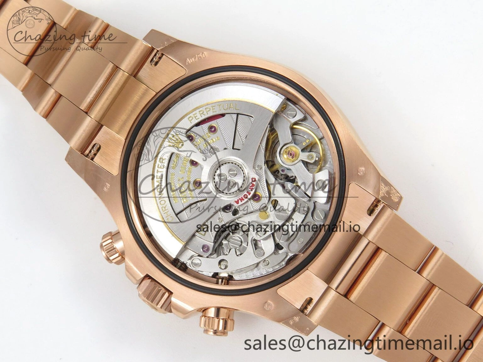 UrbanStyle Daytona 126505 RG APSF 1:1 Best Edition RG Black Dial Stick Markers On 904L RG Bracelet SH 118