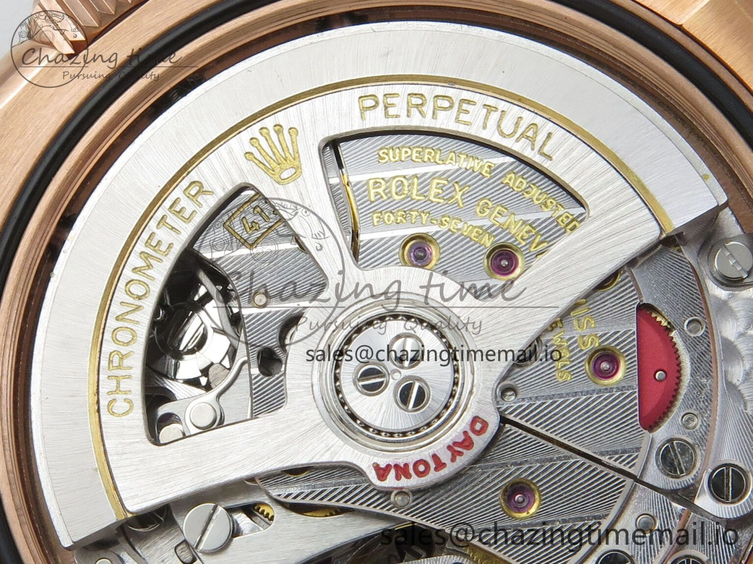 UrbanStyle Daytona 126505 RG APSF 1:1 Best Edition RG Black Dial Stick Markers On 904L RG Bracelet SH 118