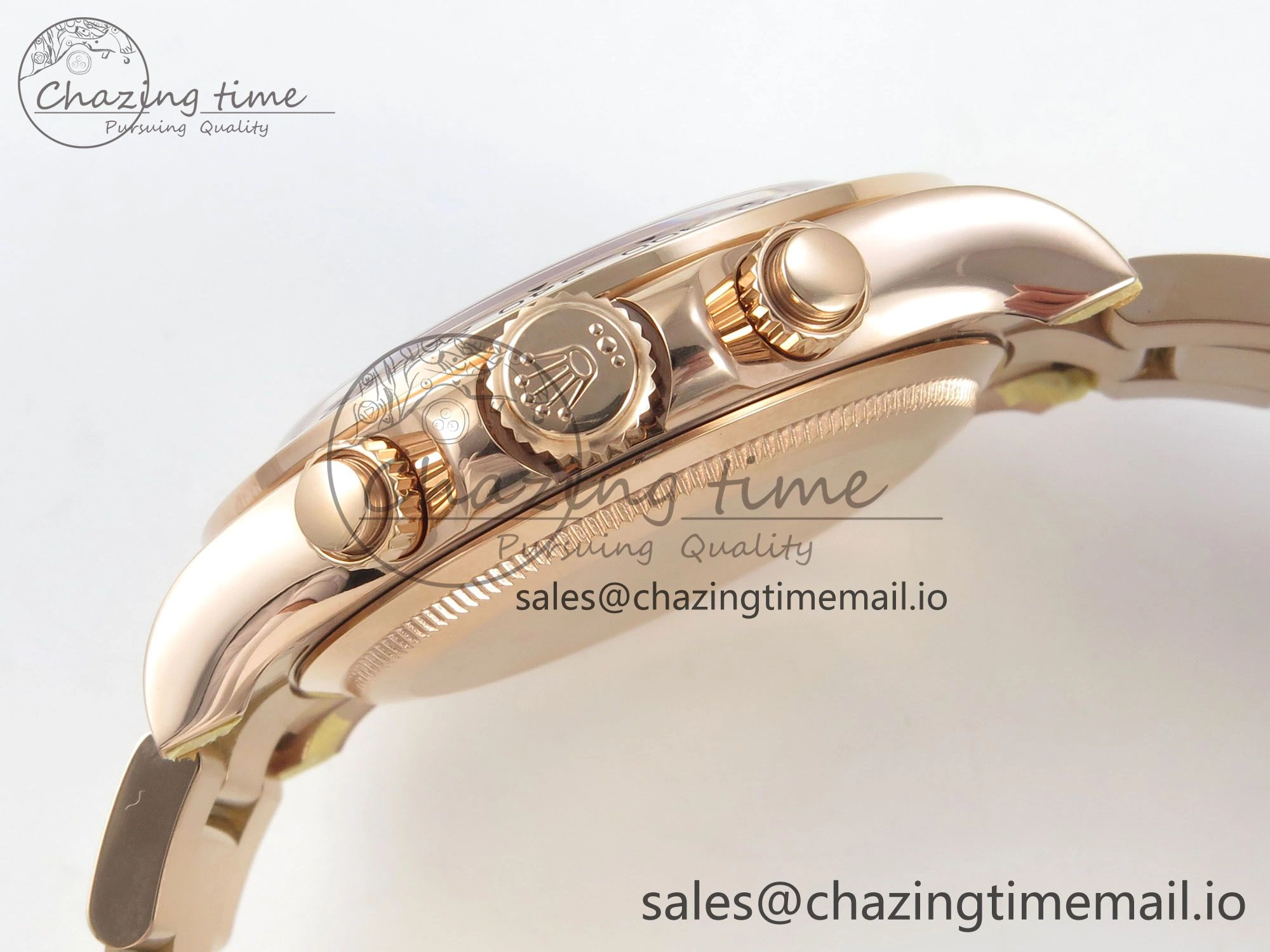 Daytona 126505 RG Clean 1:1 Best Edition RG Champagne Stick Dial on RG Bracelet Super Clone DD TechFriendly 248