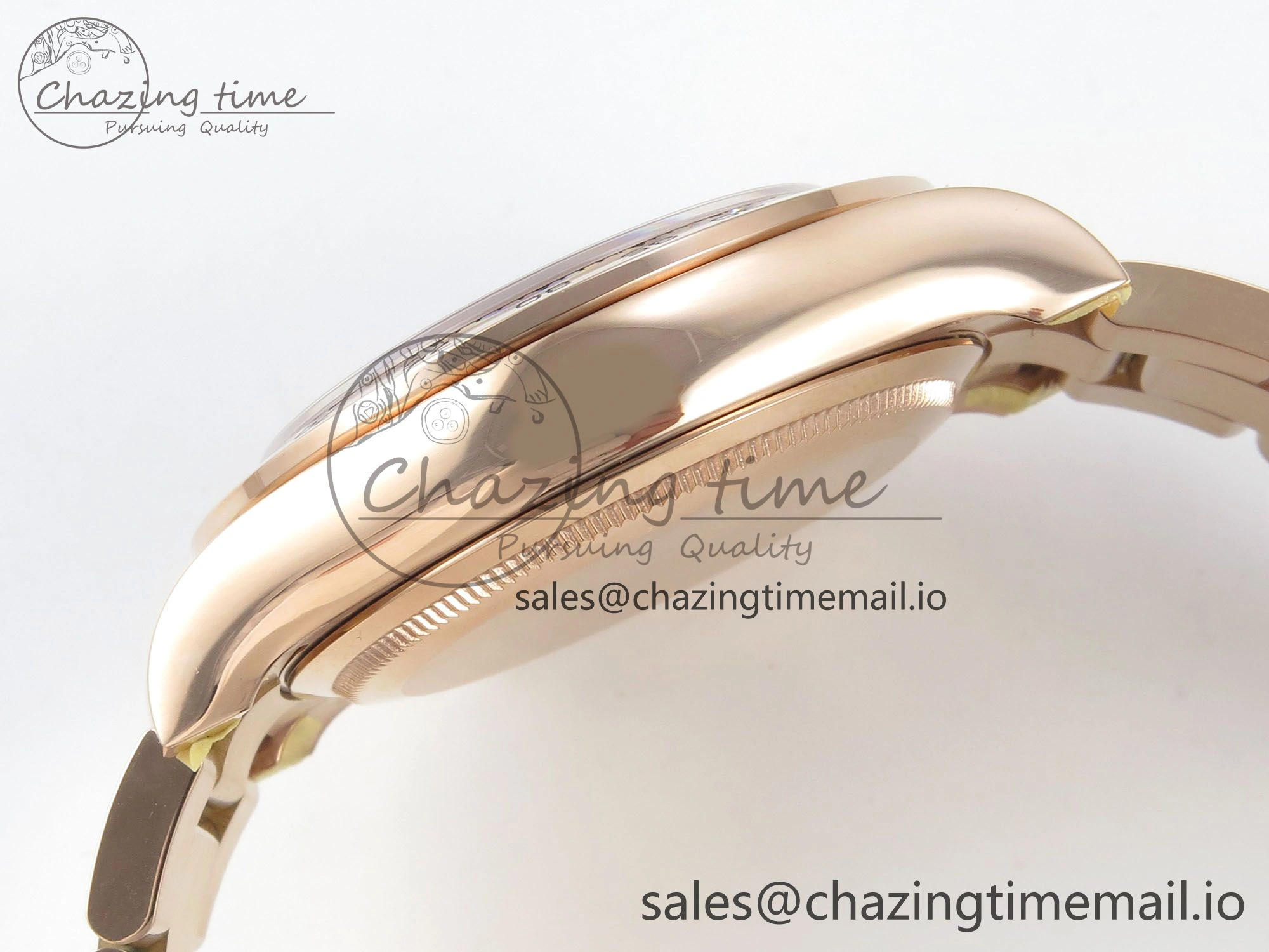 Daytona 126505 RG Clean 1:1 Best Edition RG Champagne Stick Dial on RG Bracelet Super Clone DD TechFriendly 248