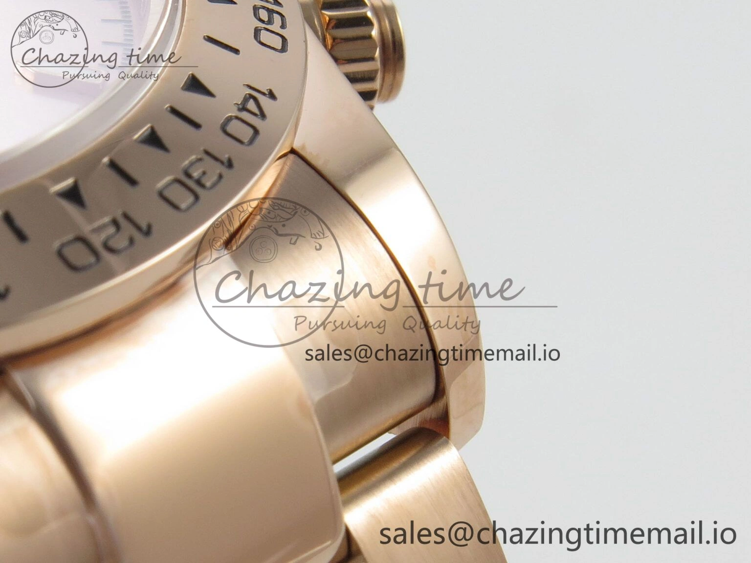 Daytona 126505 RG Clean 1:1 Best Edition RG Champagne Stick Dial on RG Bracelet Super Clone DD TechFriendly 248