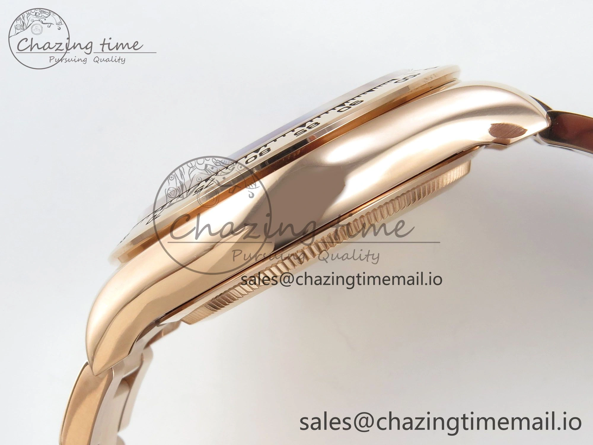 Daytona 126505 RG QF 1:1 Best Edition RG Dial Crystal Markers On RG Bracelet SH4131 V6 (Gain Weight) Comfortable 304