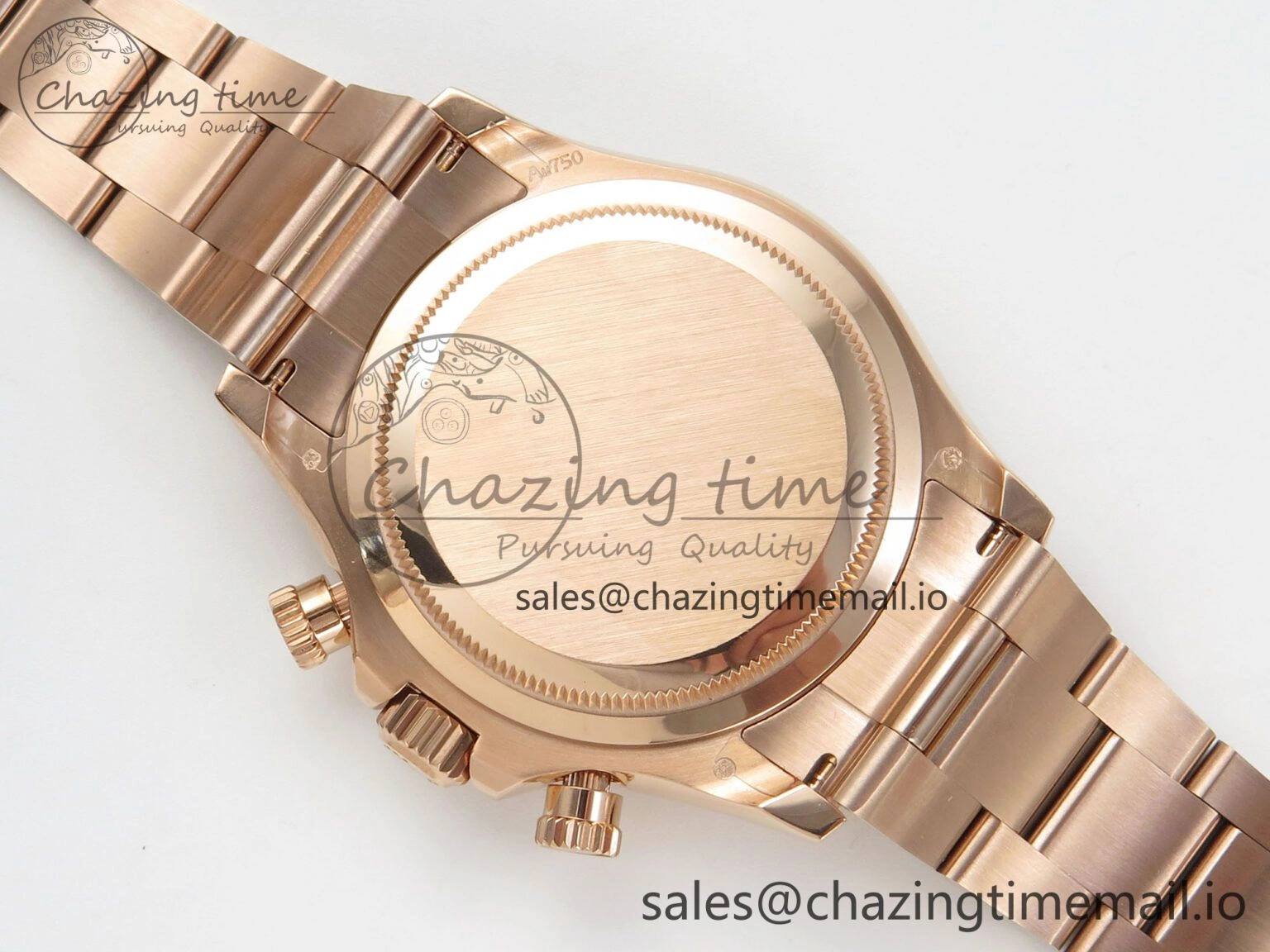 Daytona 126505 RG QF 1:1 Best Edition RG Dial Crystal Markers On RG Bracelet SH4131 V6 (Gain Weight) Comfortable 304