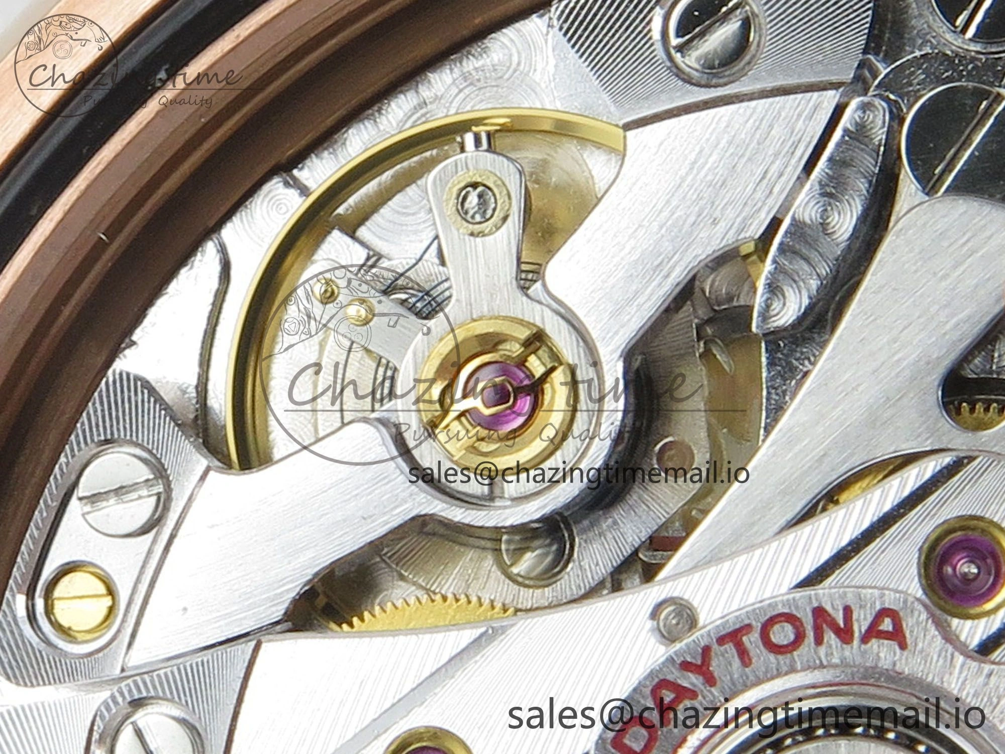 Daytona 126505 RG QF 1:1 Best Edition RG Dial Crystal Markers On RG Bracelet SH4131 V6 (Gain Weight) Comfortable 304