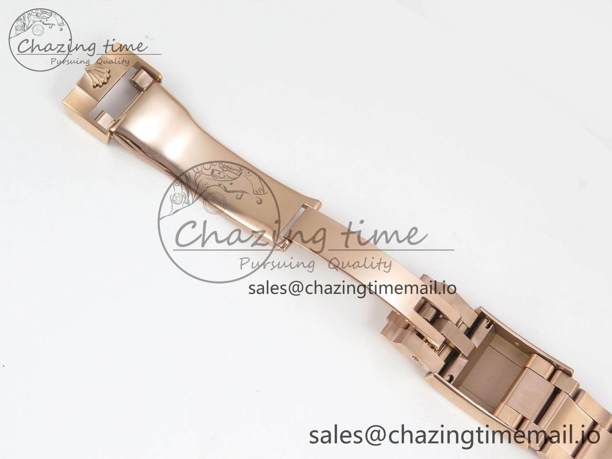 Daytona 126505 RG QF 1:1 Best Edition RG Dial Crystal Markers On RG Bracelet SH4131 V6 (Gain Weight) Comfortable 304