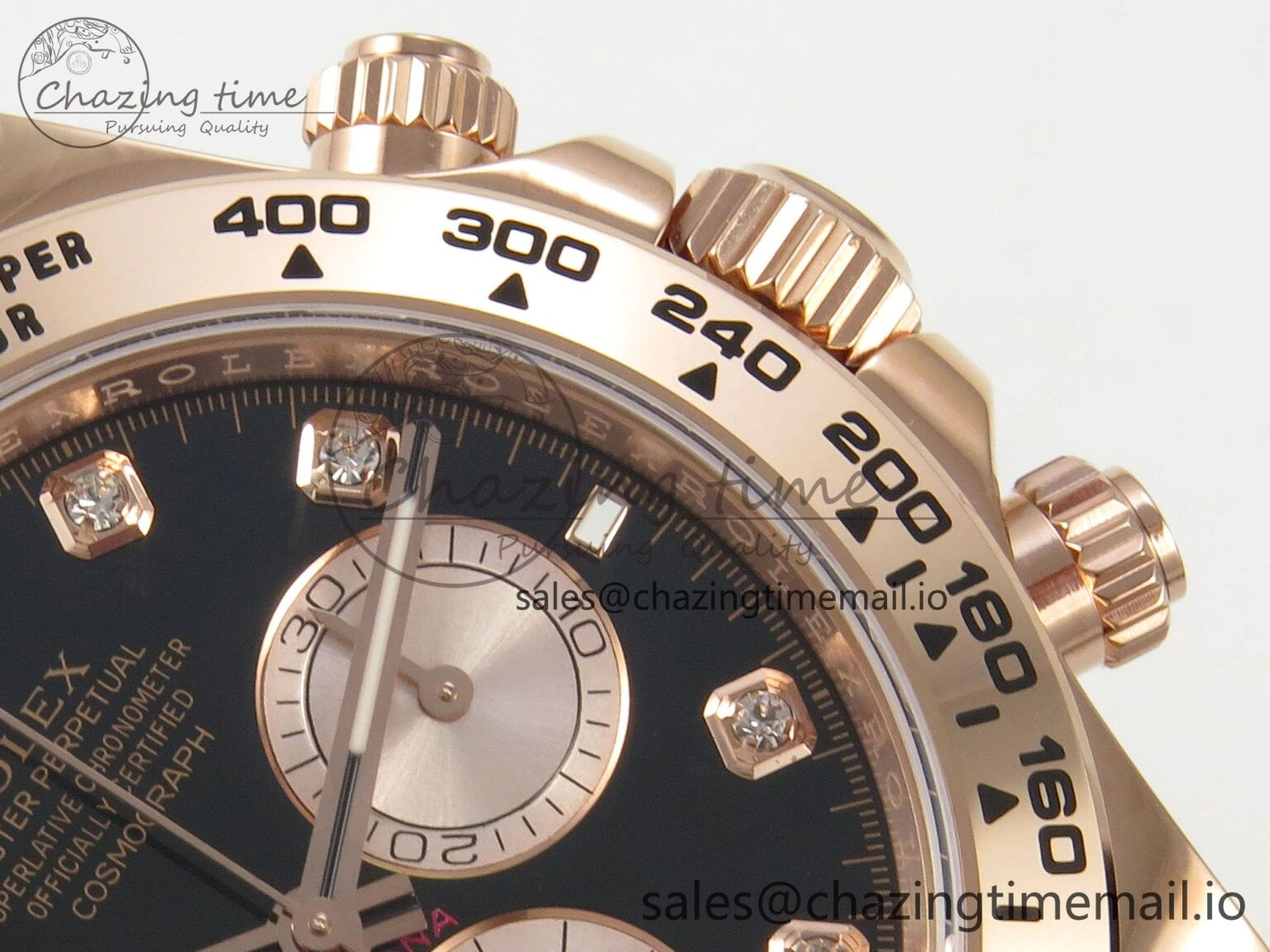 Daytona 126505 THBF 1:1 Best Edition Black RG Dial on RG Bracelet SH UrbanStyle 110