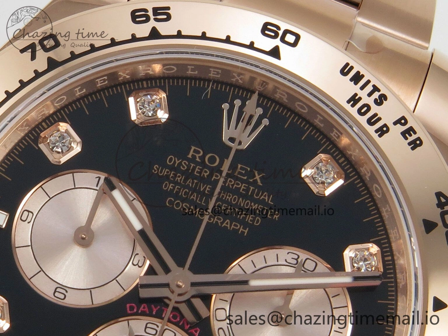 Daytona 126505 THBF 1:1 Best Edition Black RG Dial on RG Bracelet SH UrbanStyle 110