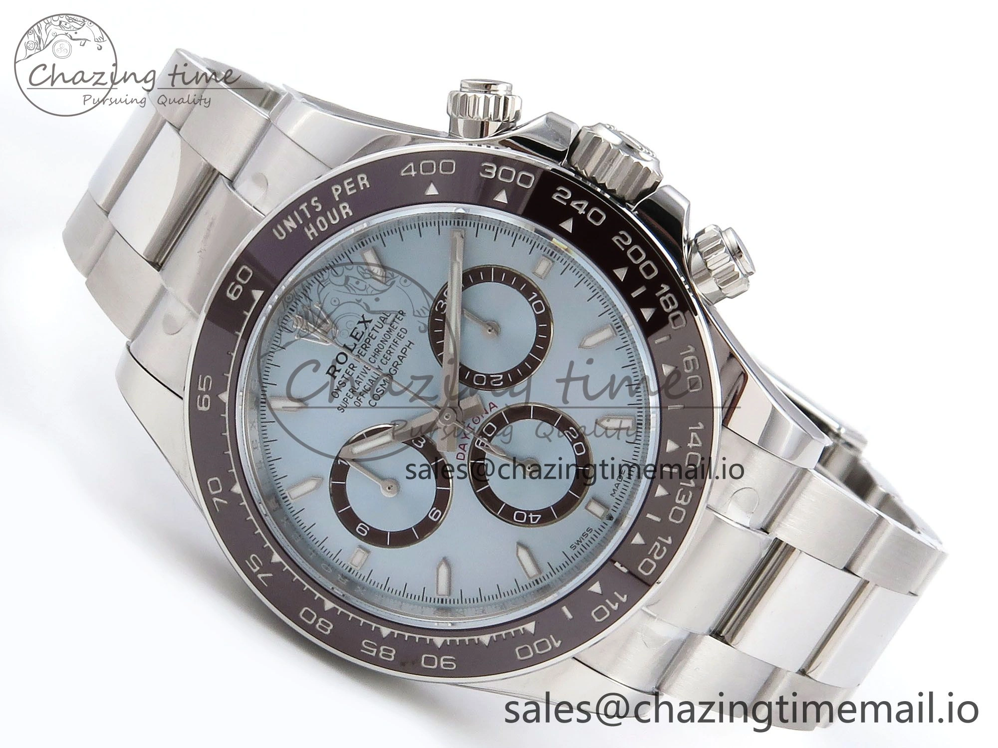 Bold Daytona 126506 APSF 1:1 Best Edition 904L Steel Ice Blue Dial on SS Braclet SH 1236