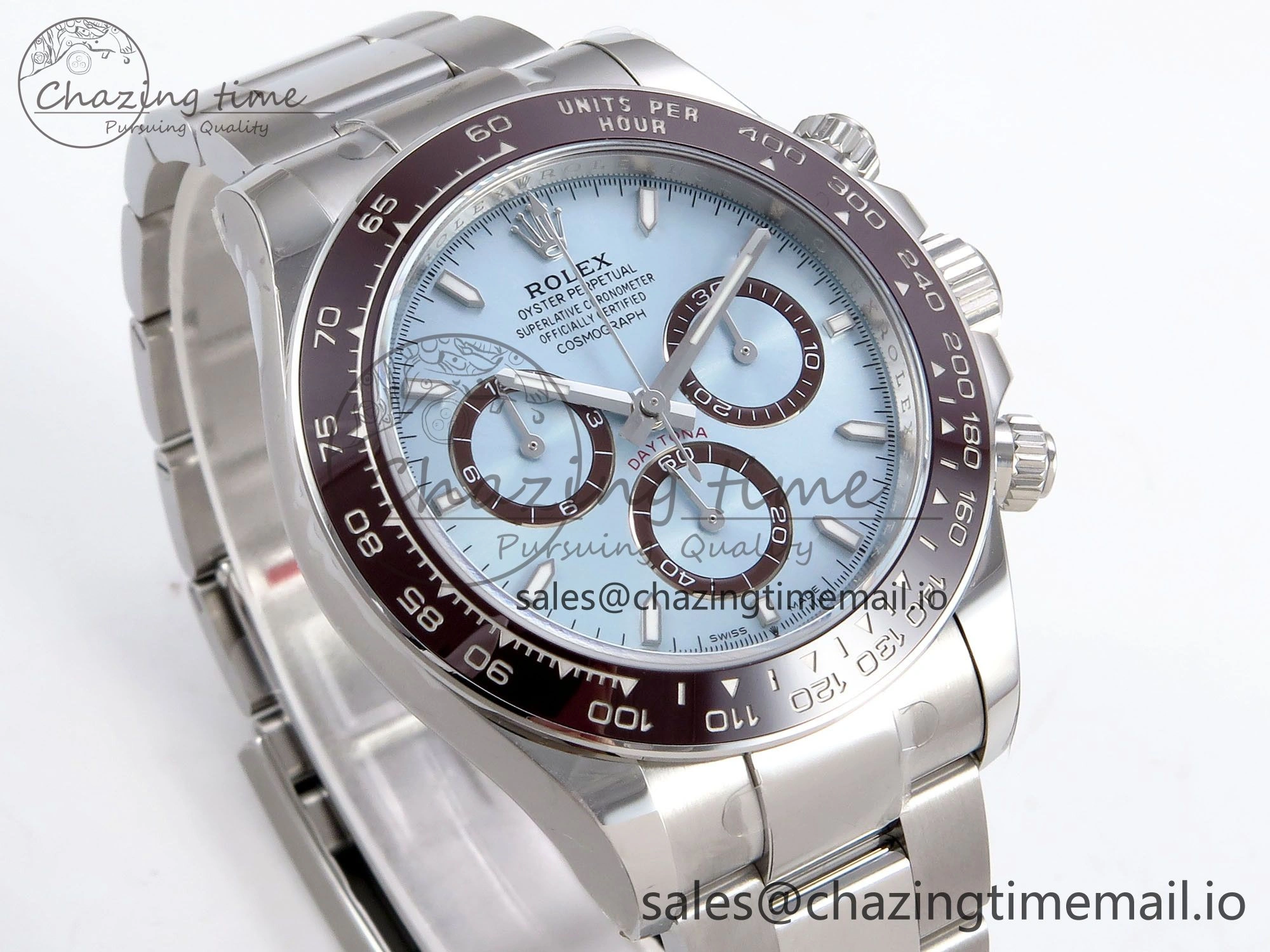 Bold Daytona 126506 APSF 1:1 Best Edition 904L Steel Ice Blue Dial on SS Braclet SH 1236