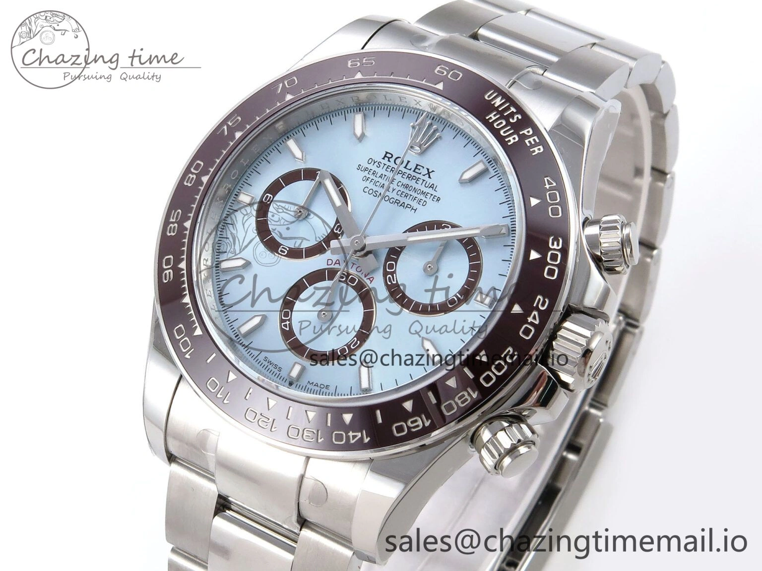 Bold Daytona 126506 APSF 1:1 Best Edition 904L Steel Ice Blue Dial on SS Braclet SH 1236